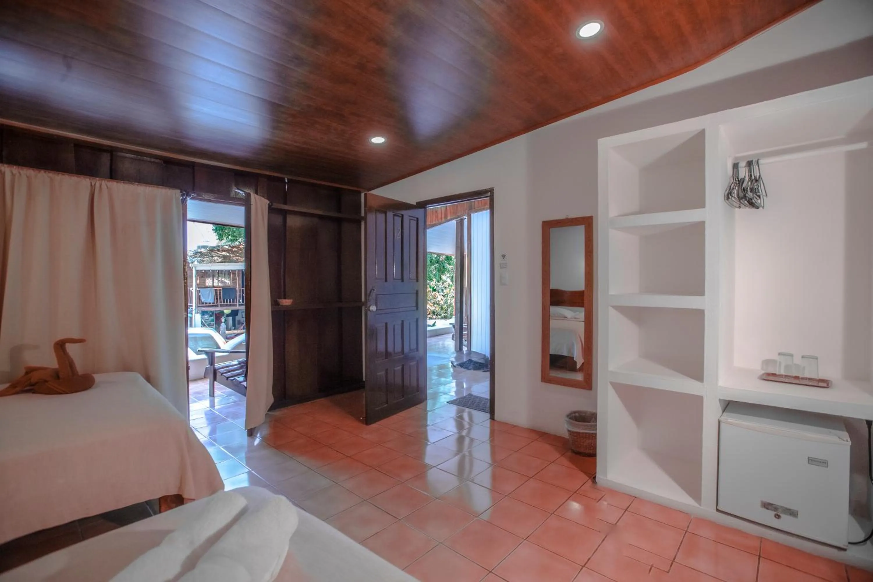 Bed in Hotel El Jardin