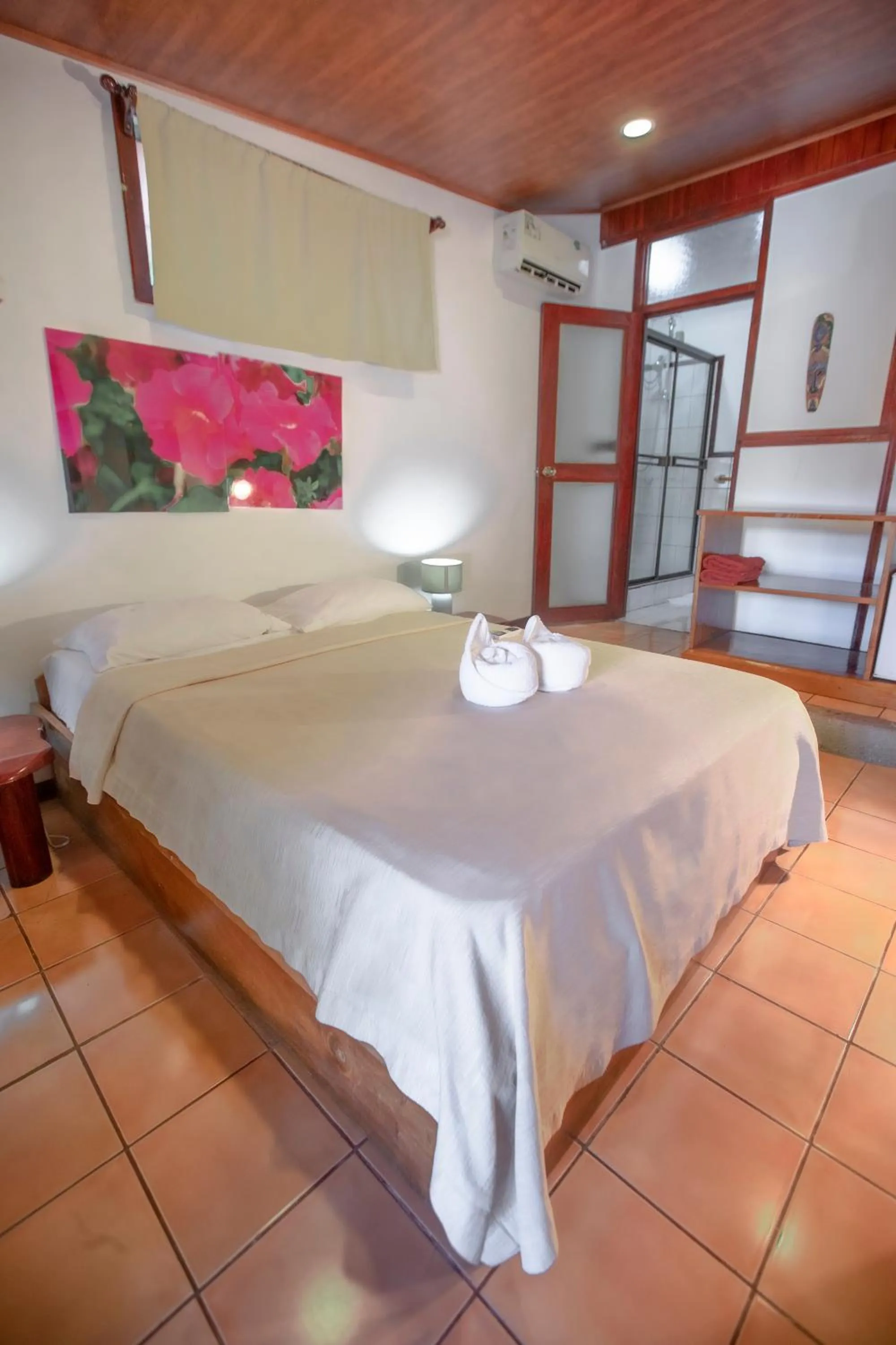 Bed in Hotel El Jardin