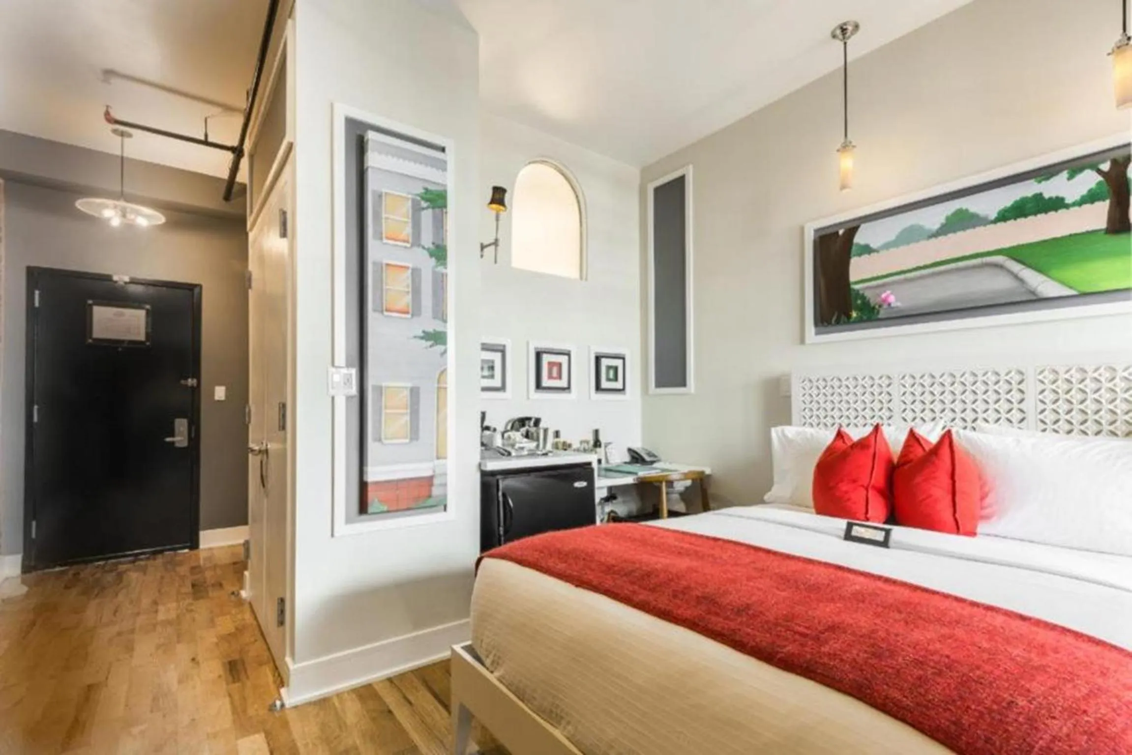 Bedroom, Bed in Henry Norman Hotel