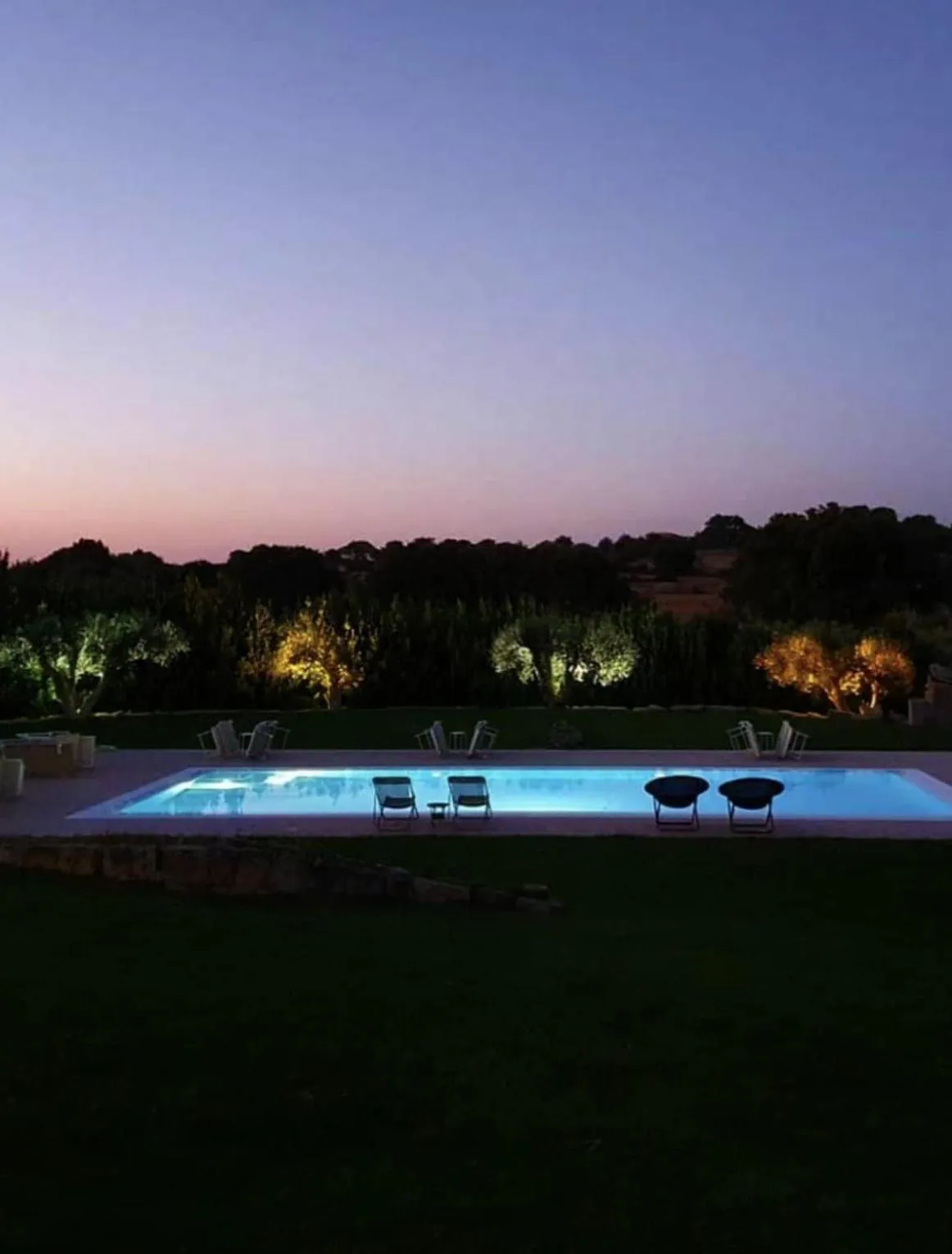 Swimming pool in Tenuta Aguglia