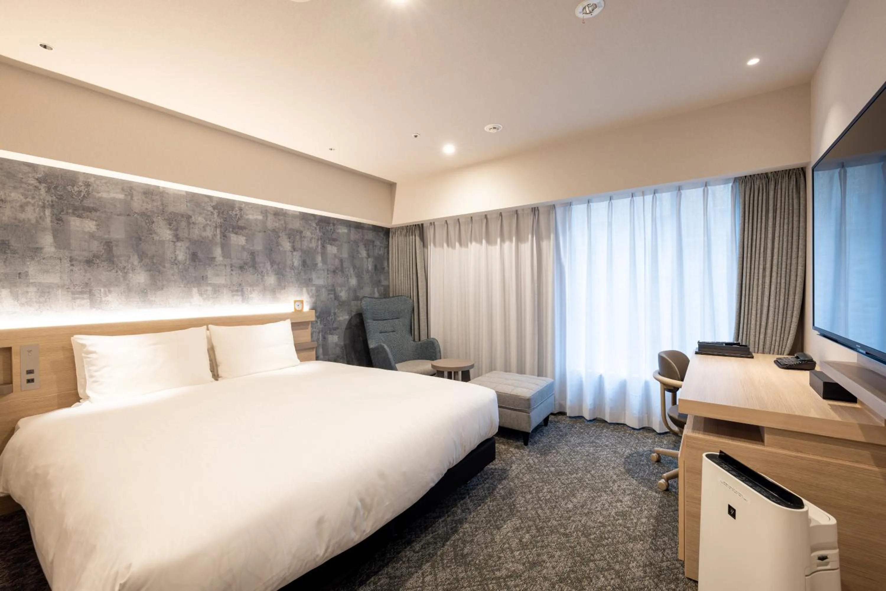 Photo of the whole room, Bed in Richmond Hotel Utsunomiya-ekimae Annex