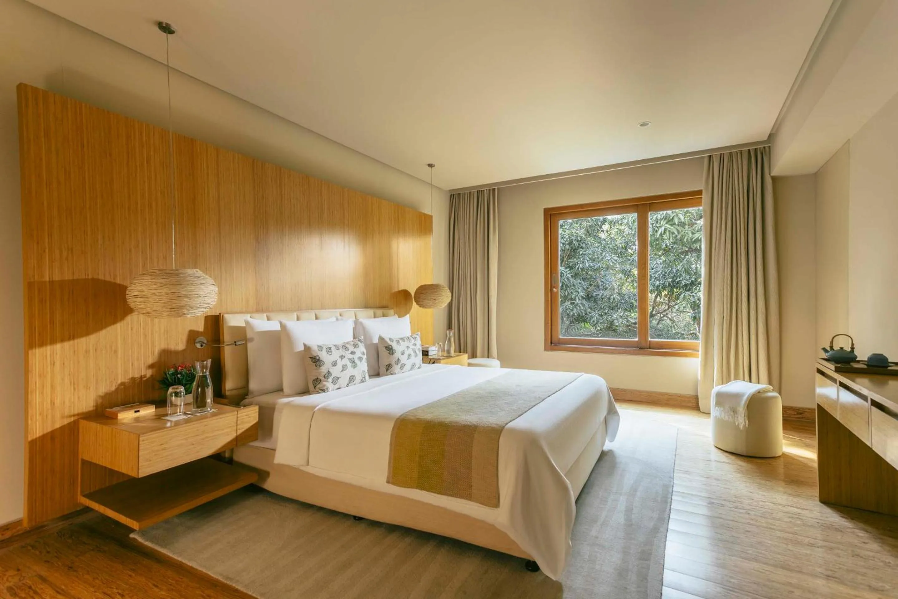 Bed in Six Senses Vana - A Wellness Retreat