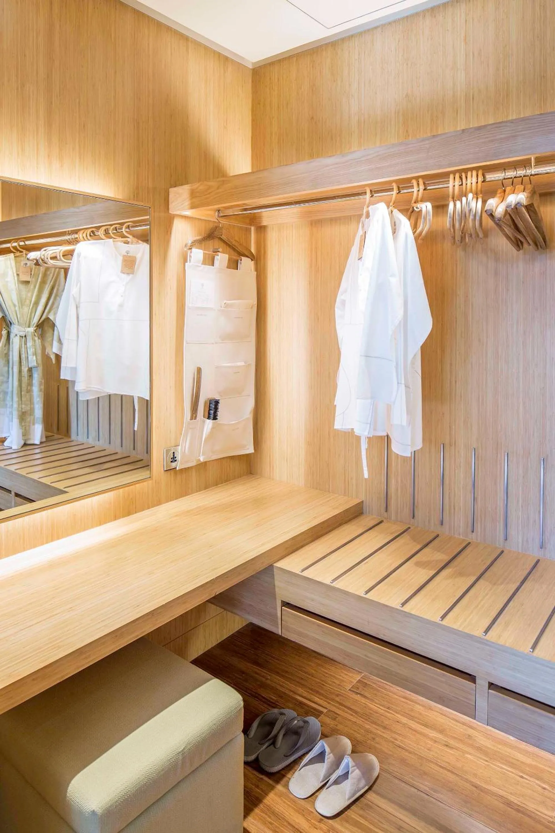 wardrobe in Six Senses Vana - A Wellness Retreat