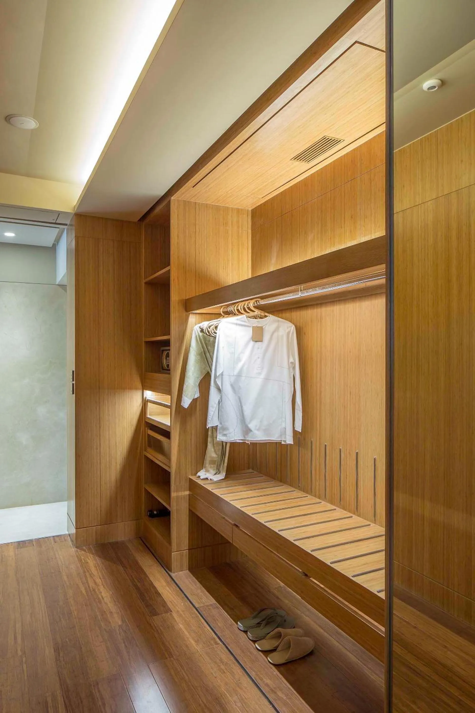 wardrobe in Six Senses Vana - A Wellness Retreat