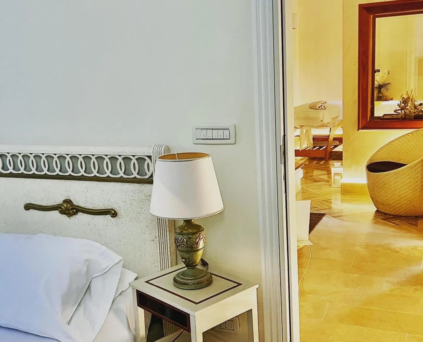 Decorative detail, Bed in Hotel Fiuggi Terme Resort & Spa