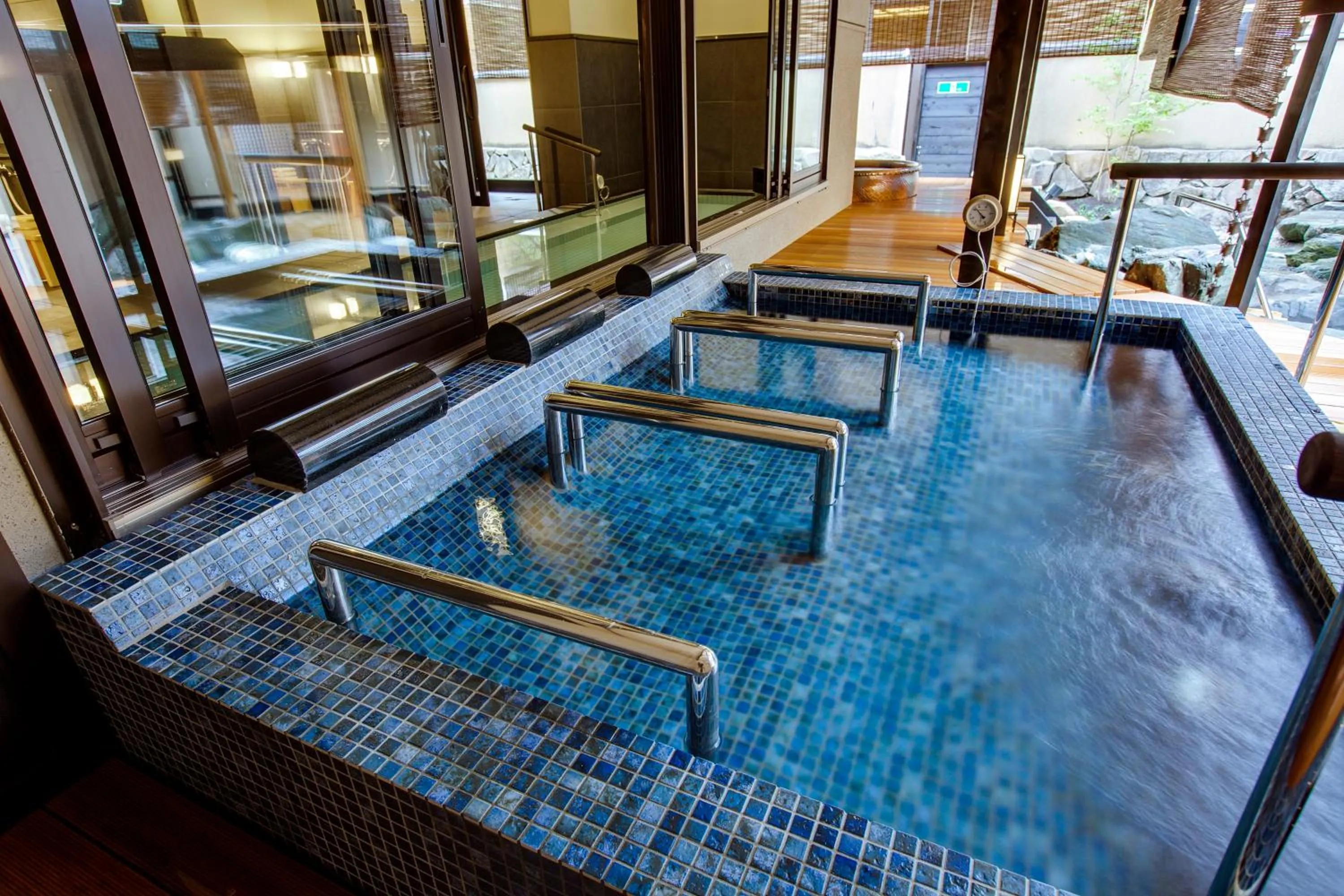 Hot Spring Bath in Hirugami Grand Hotel Tenshin