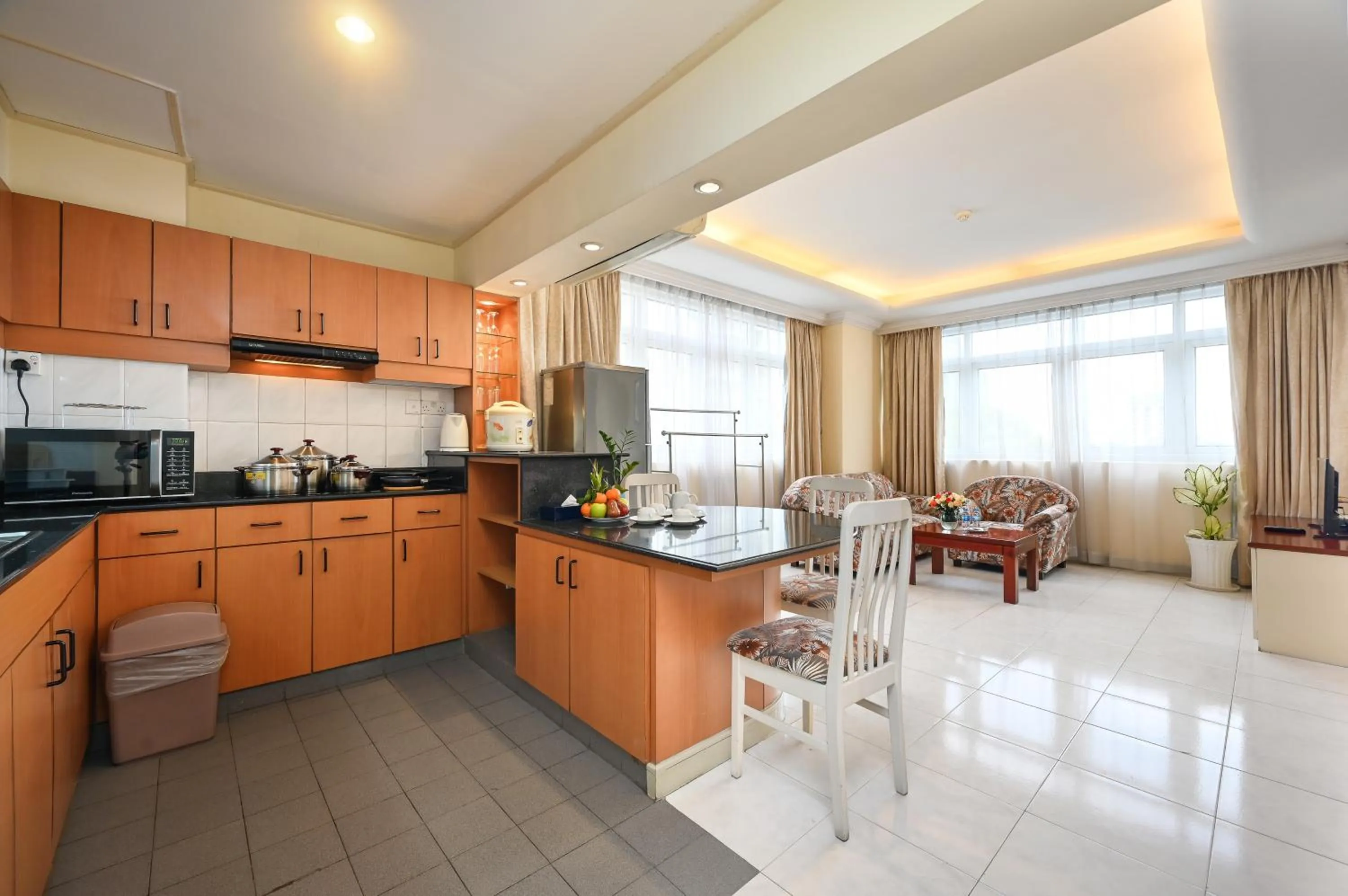 Kitchen or kitchenette in Cityview Serviced Apartment & Hotel Ho Chi Minh City