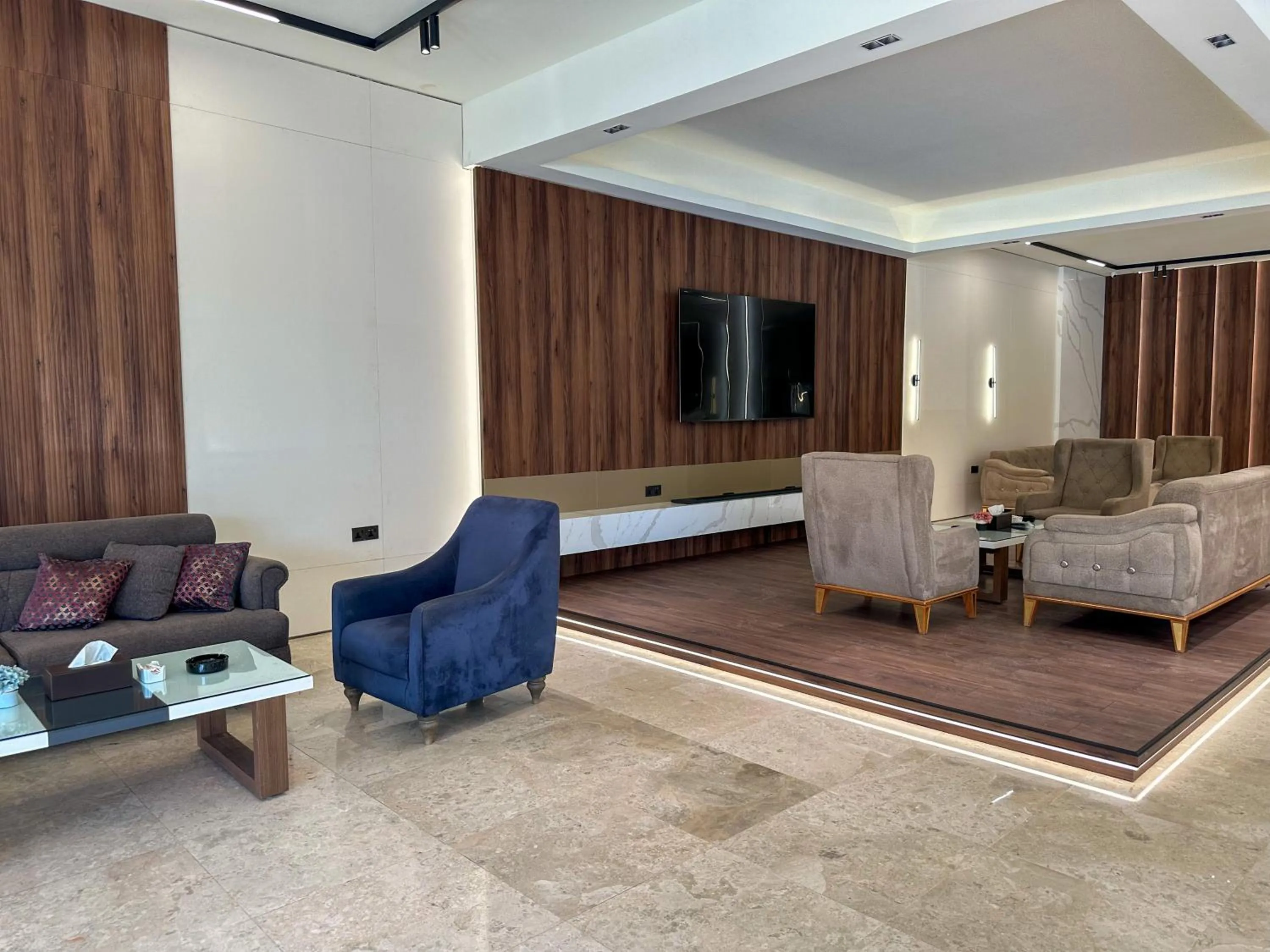 Seating area in Banoj Hotel