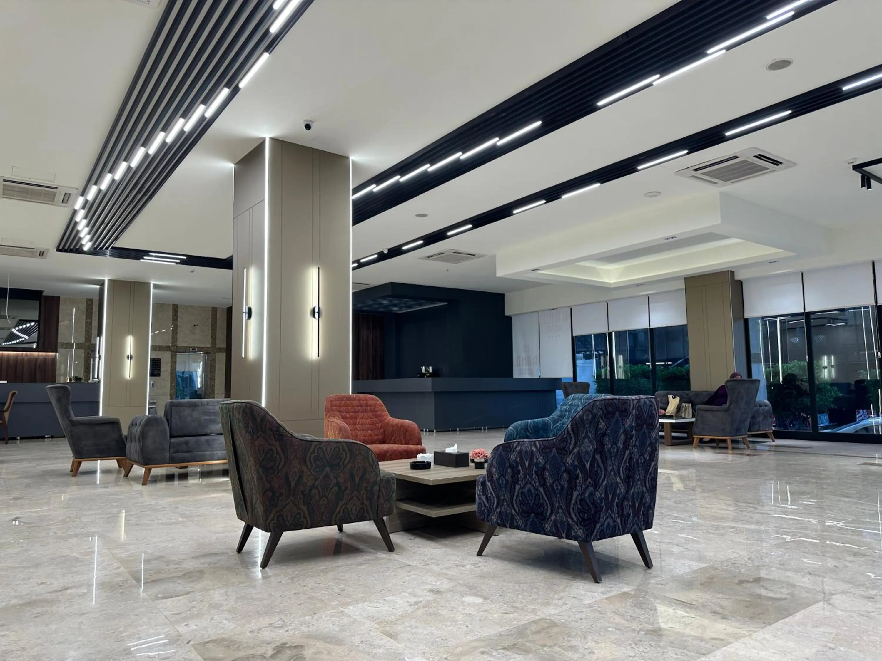 Seating area in Banoj Hotel