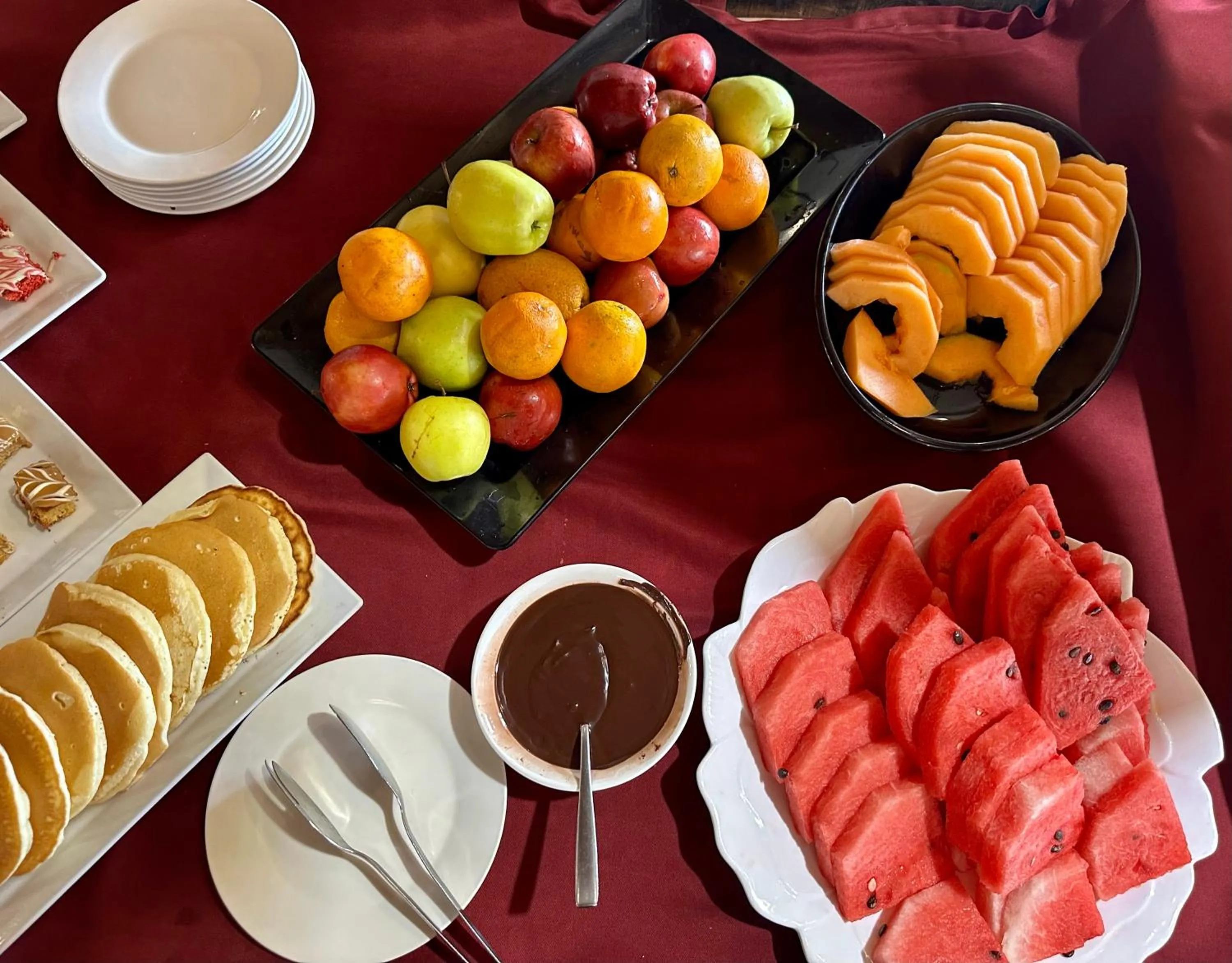 Buffet breakfast in Banoj Hotel