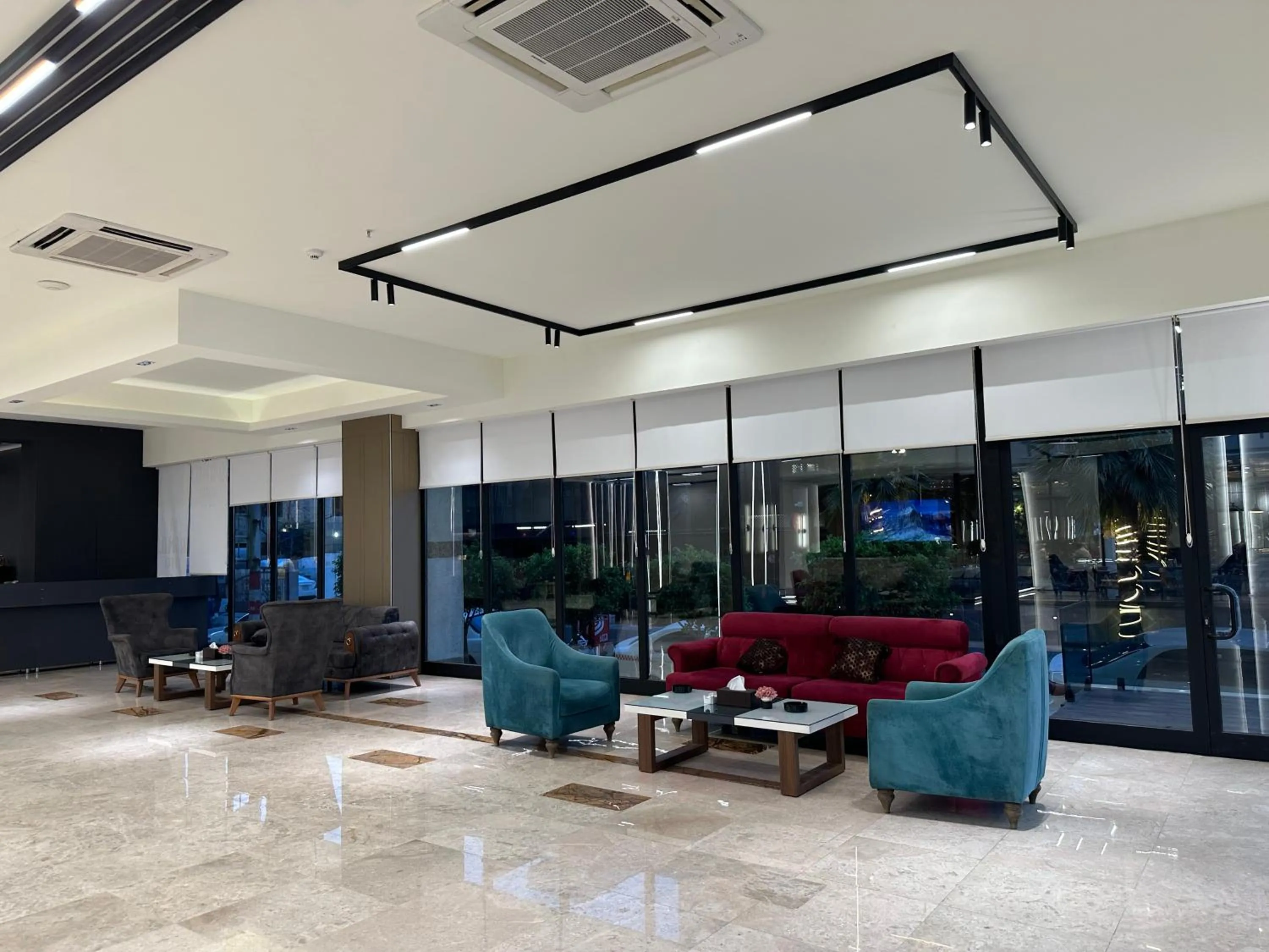 Seating area in Banoj Hotel