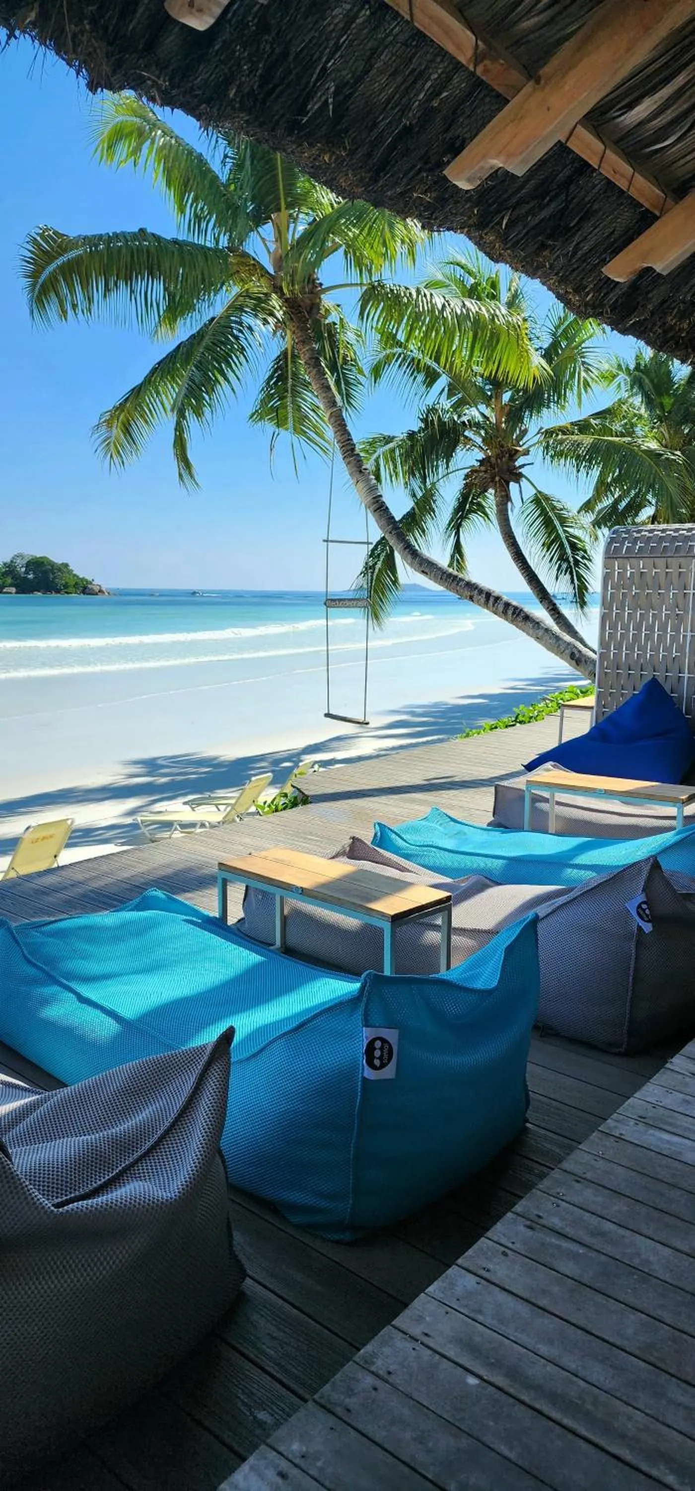 Seating area in Hotel Le Duc de Praslin