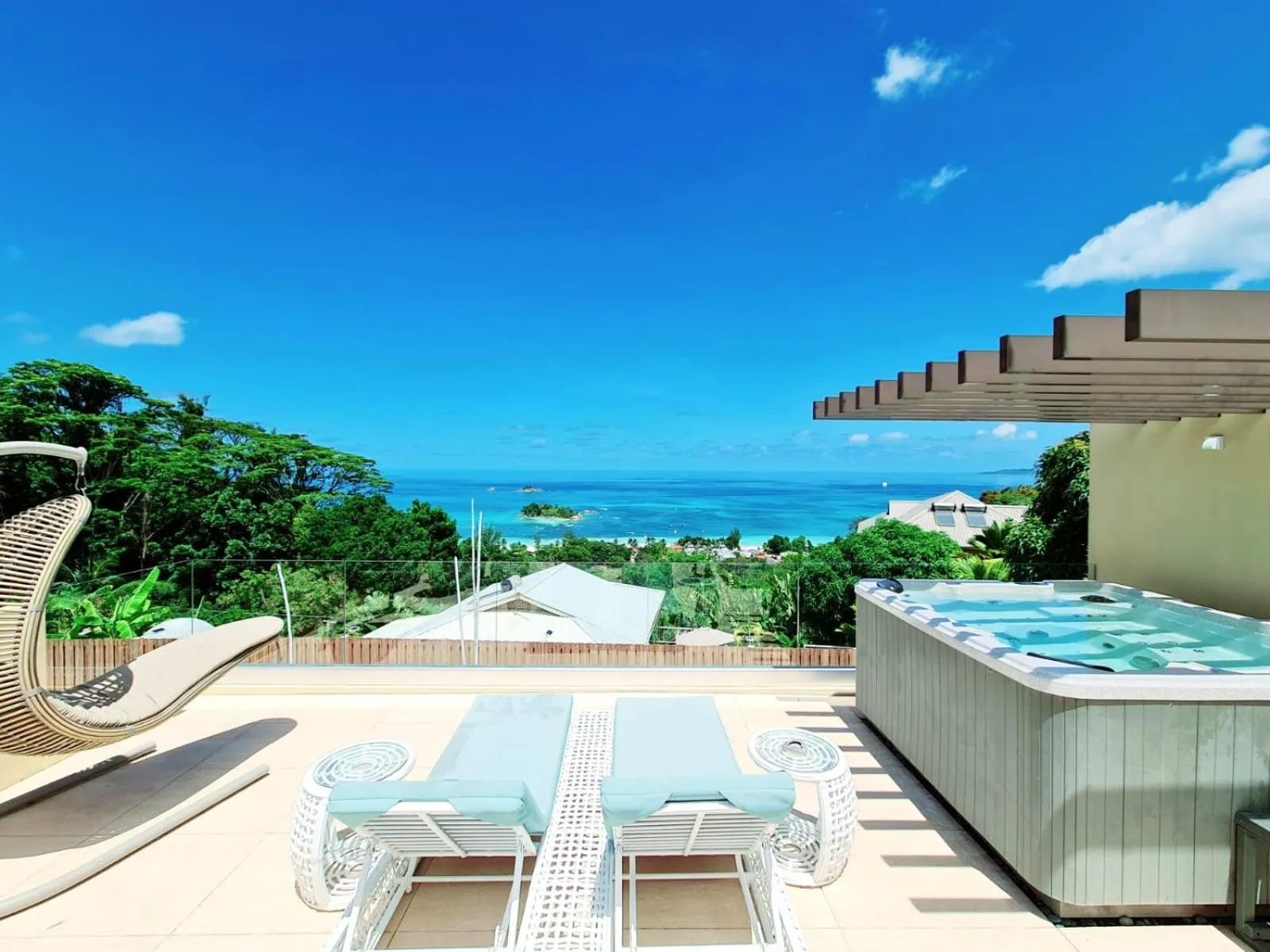 Sea view in Hotel Le Duc de Praslin