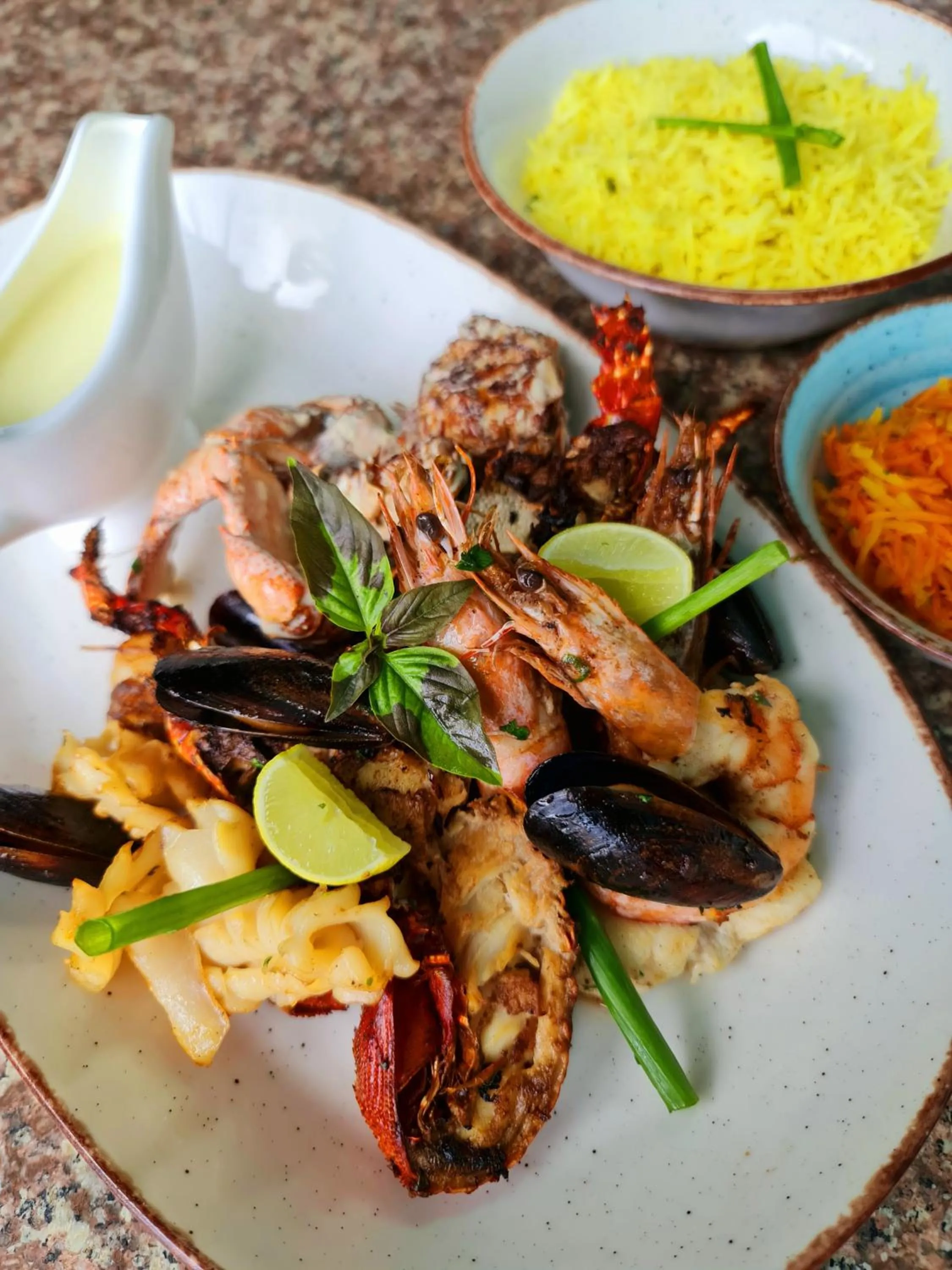 Food in Hotel Le Duc de Praslin