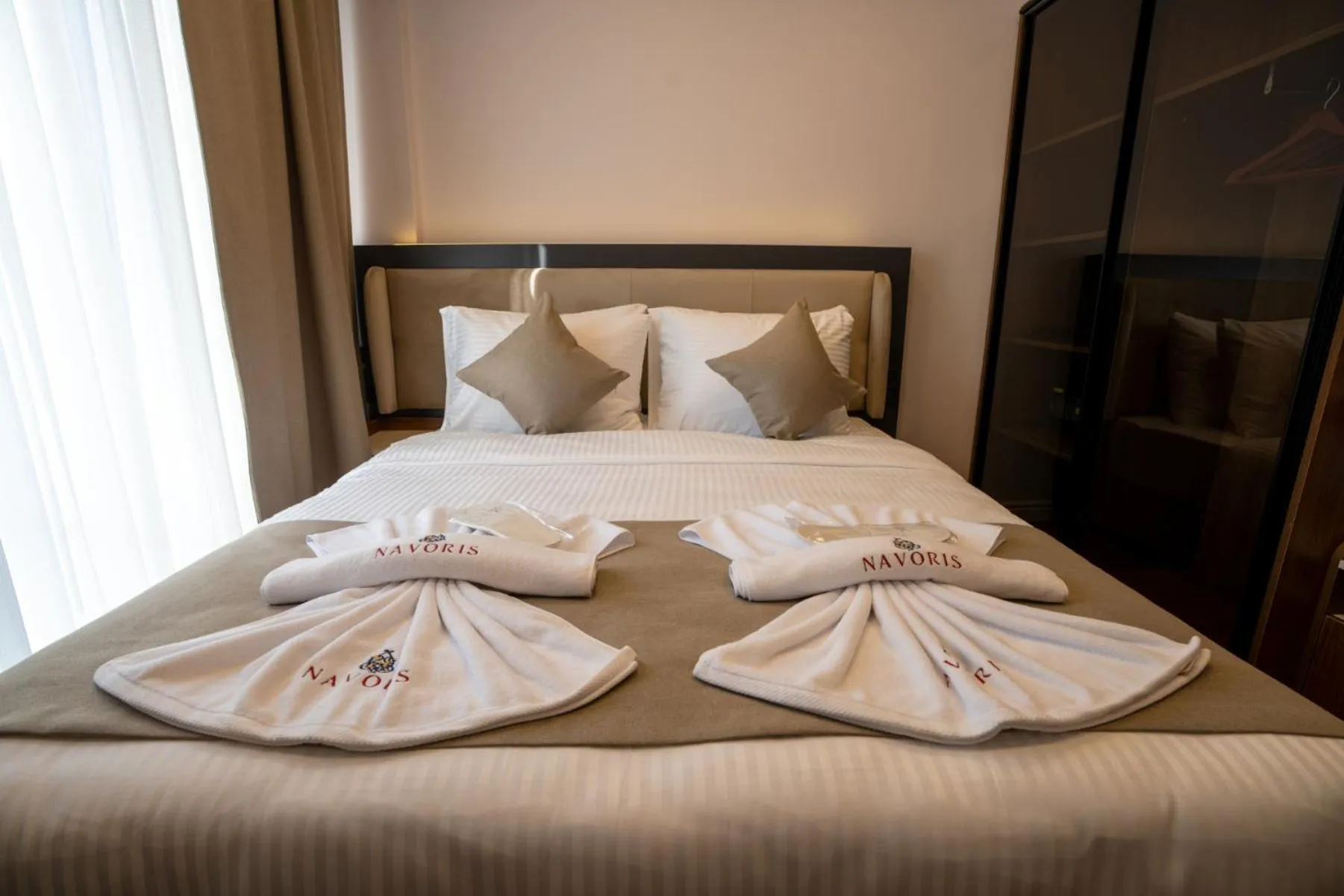 Bed in Navoris Hotel