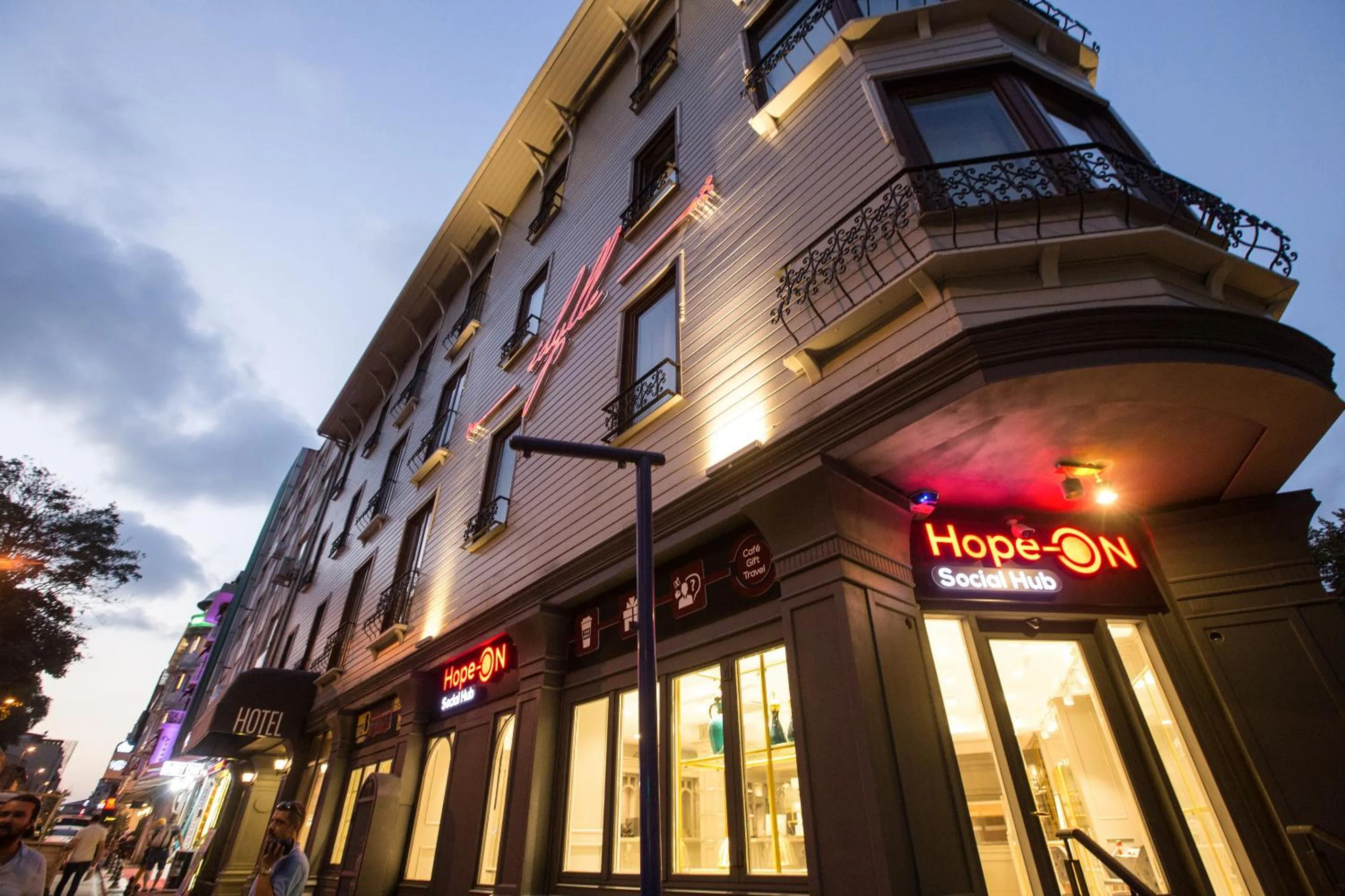 Property building in Idylle Hotel