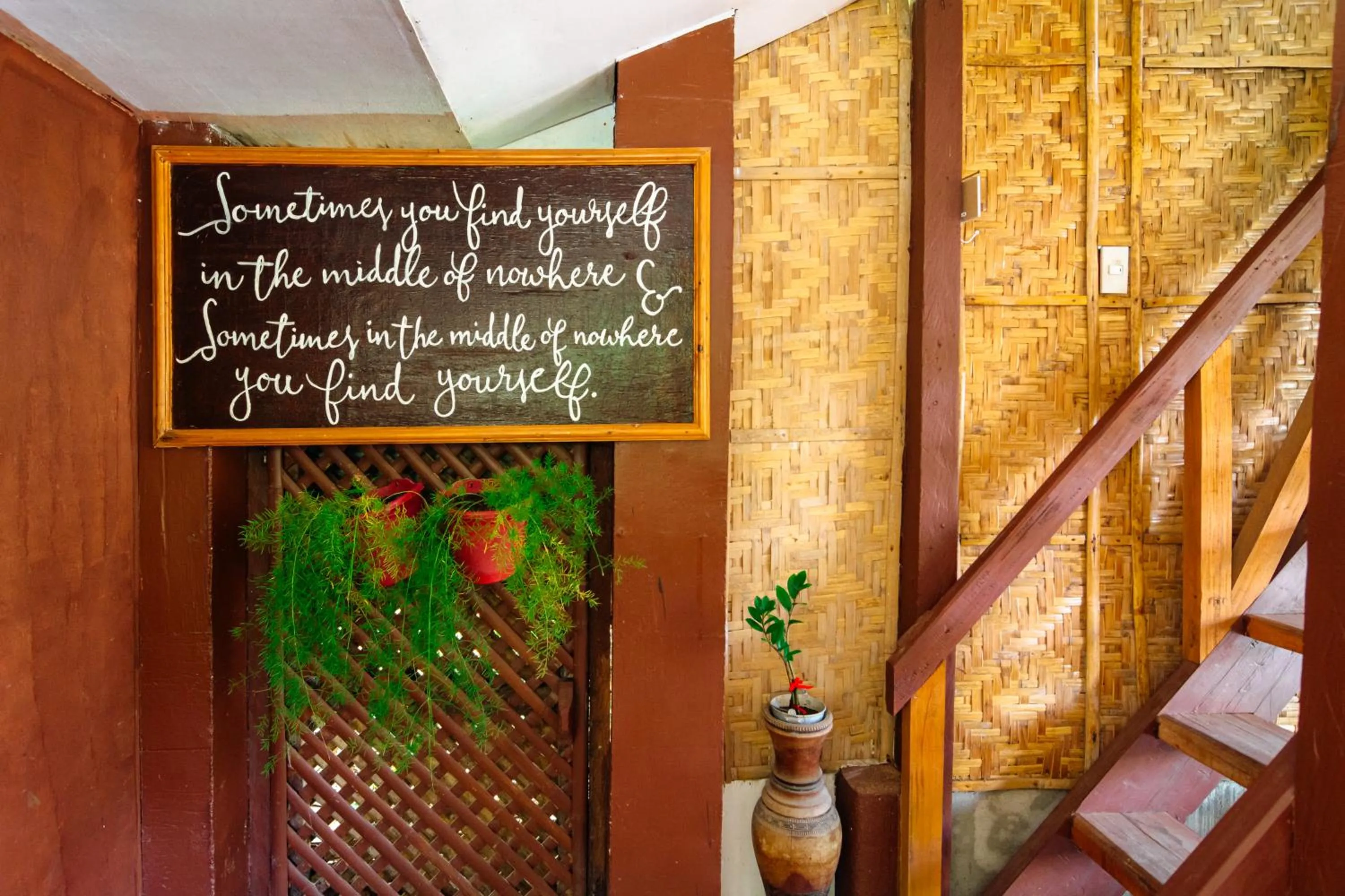 Text overlay in Natura Vista