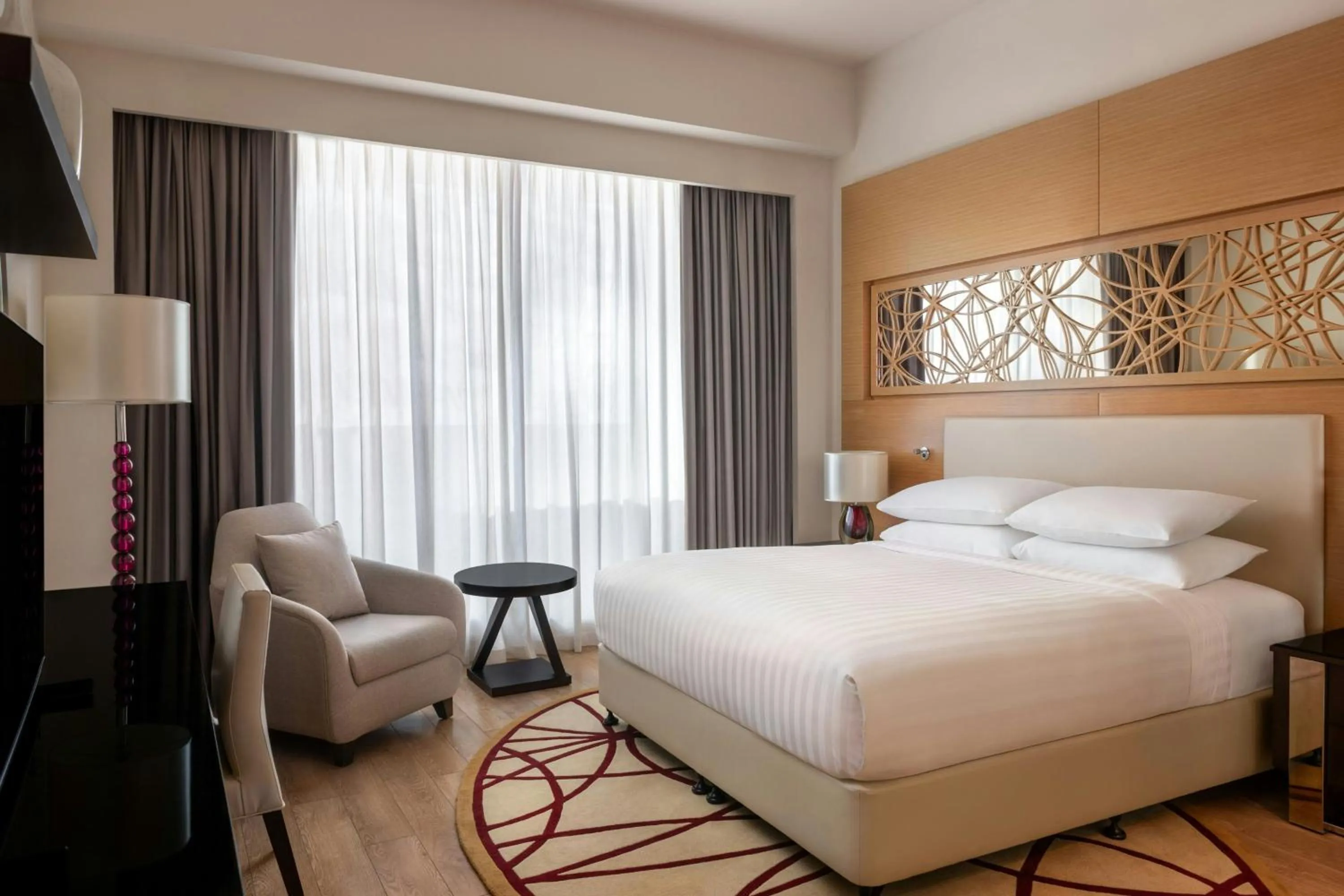 Bedroom, Bed in Marriott Executive Apartments Al Jaddaf, Dubai