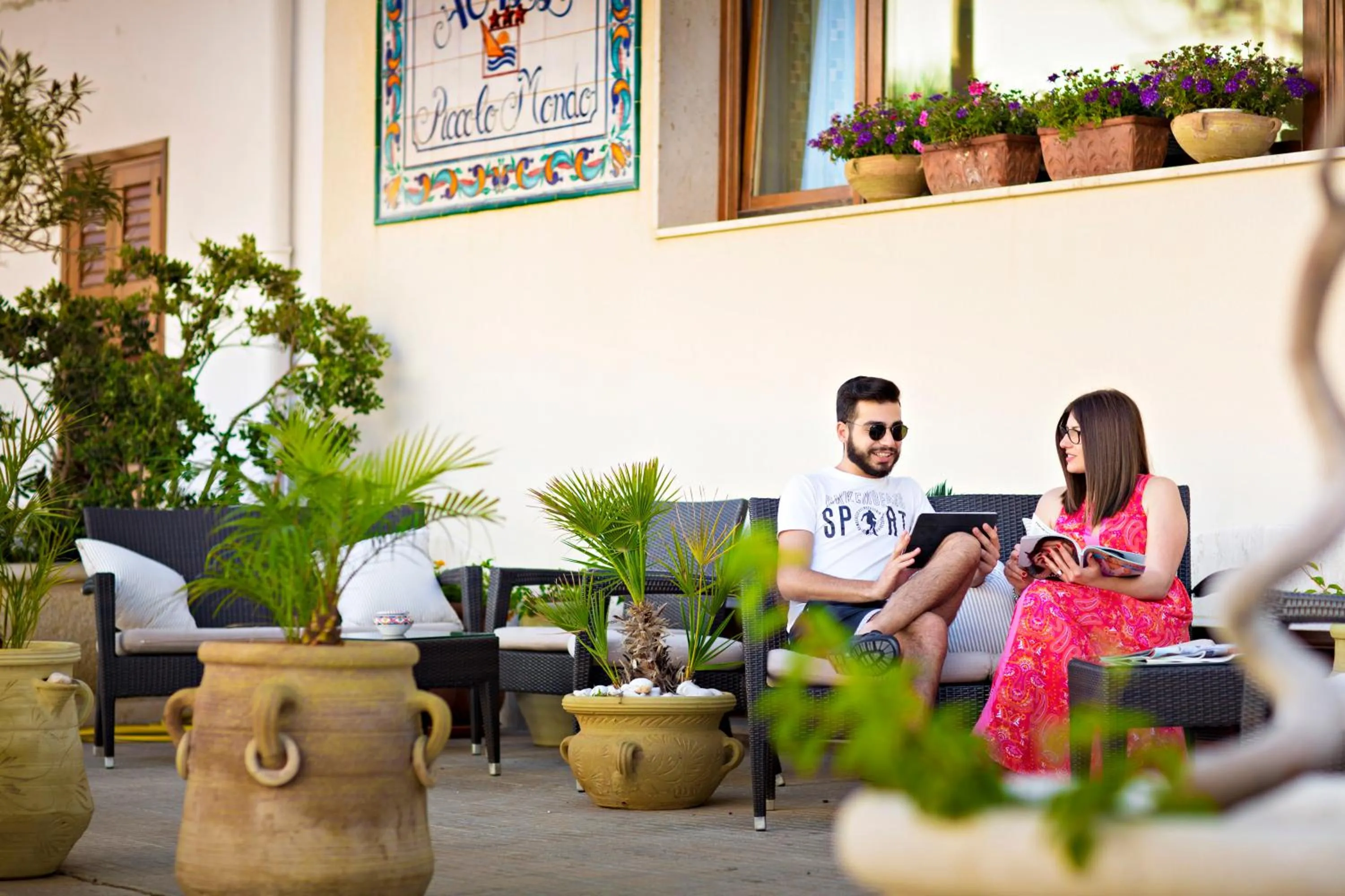 Facade/entrance in Hotel Piccolo Mondo