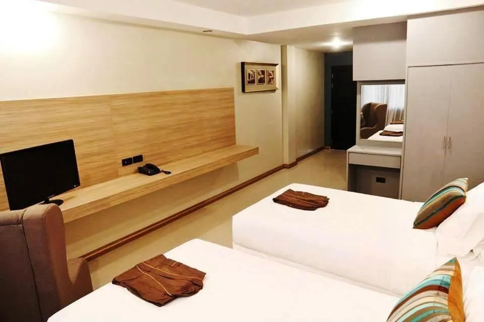 Bed in Avana Laem Chabang Boutique Hotel