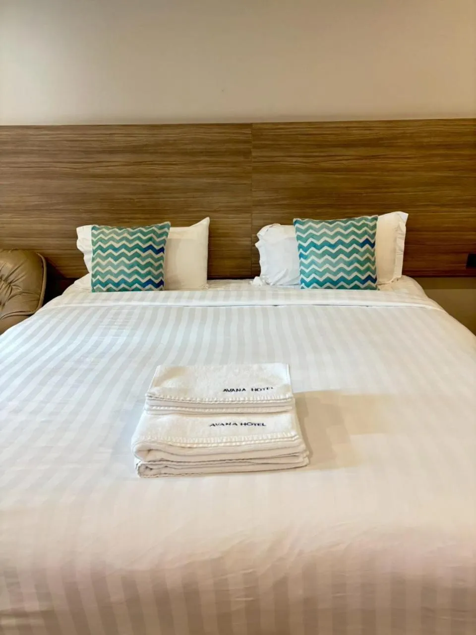 Bed in Avana Laem Chabang Boutique Hotel