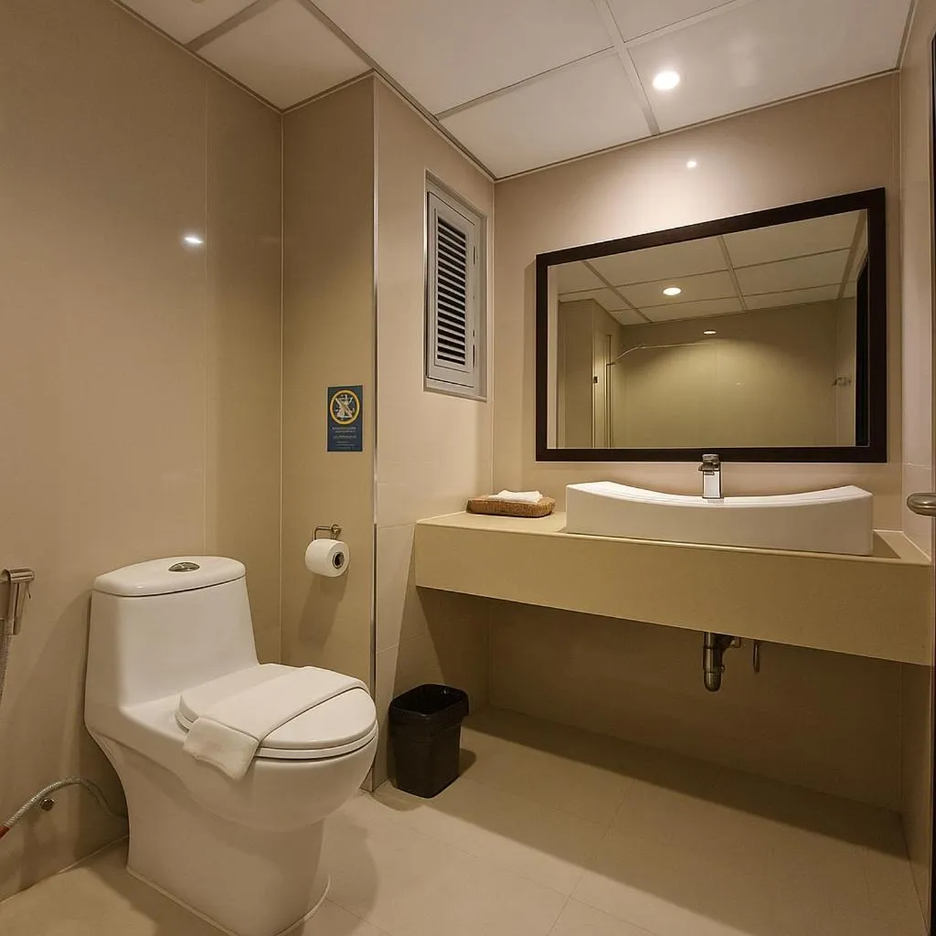 Toilet in Avana Laem Chabang Boutique Hotel