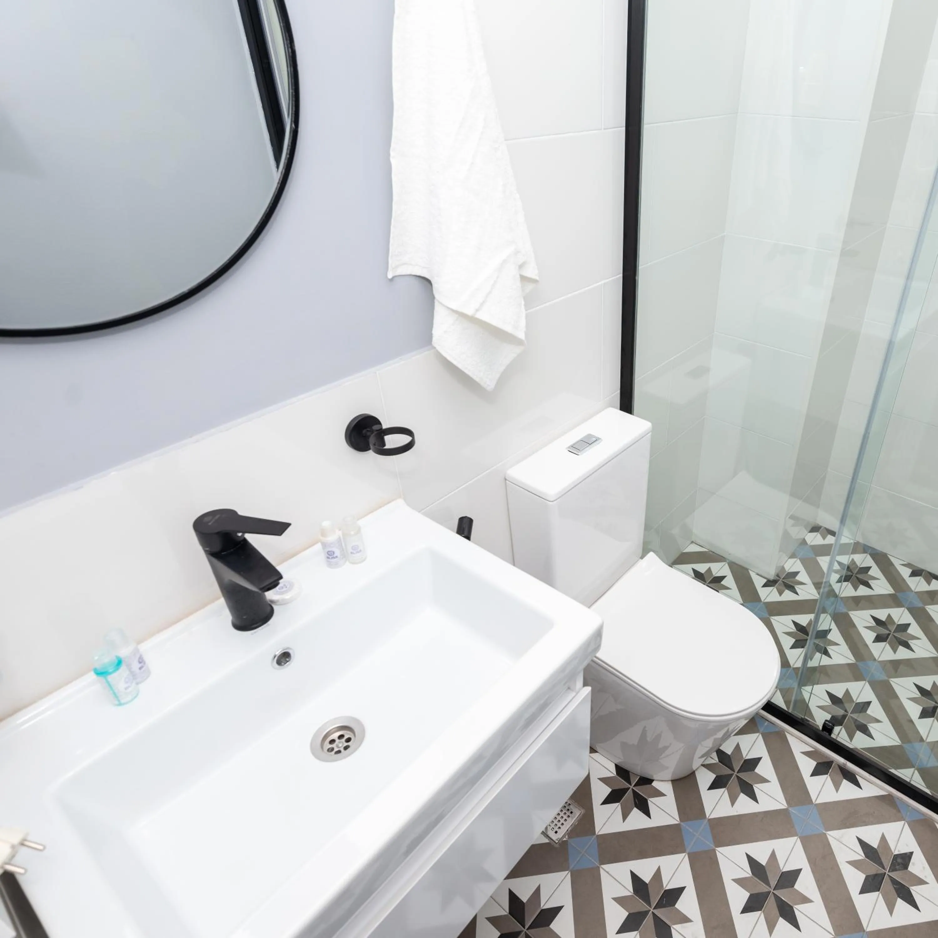 Bathroom in OLF Hotel