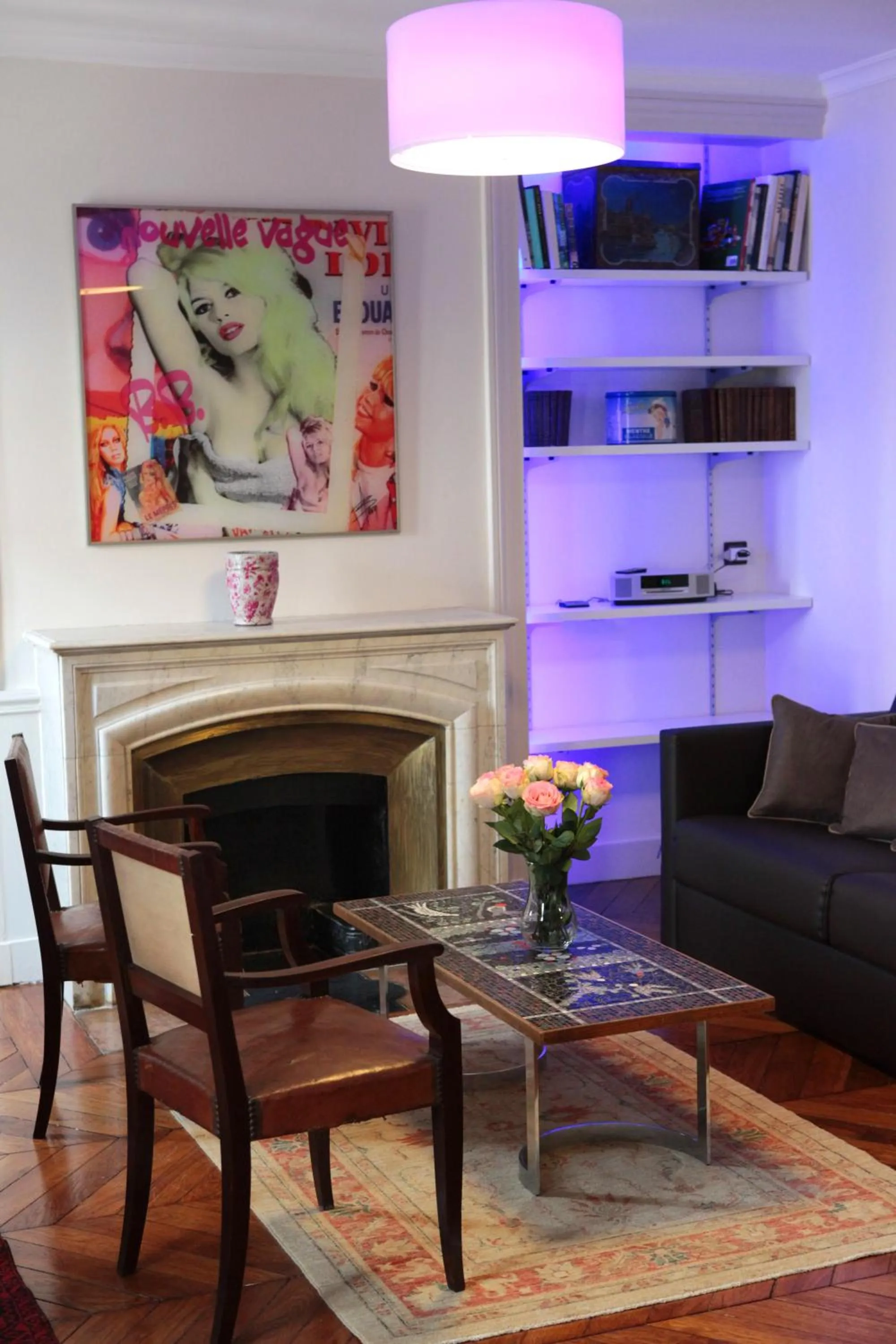 Seating area in Hotel des Celestins