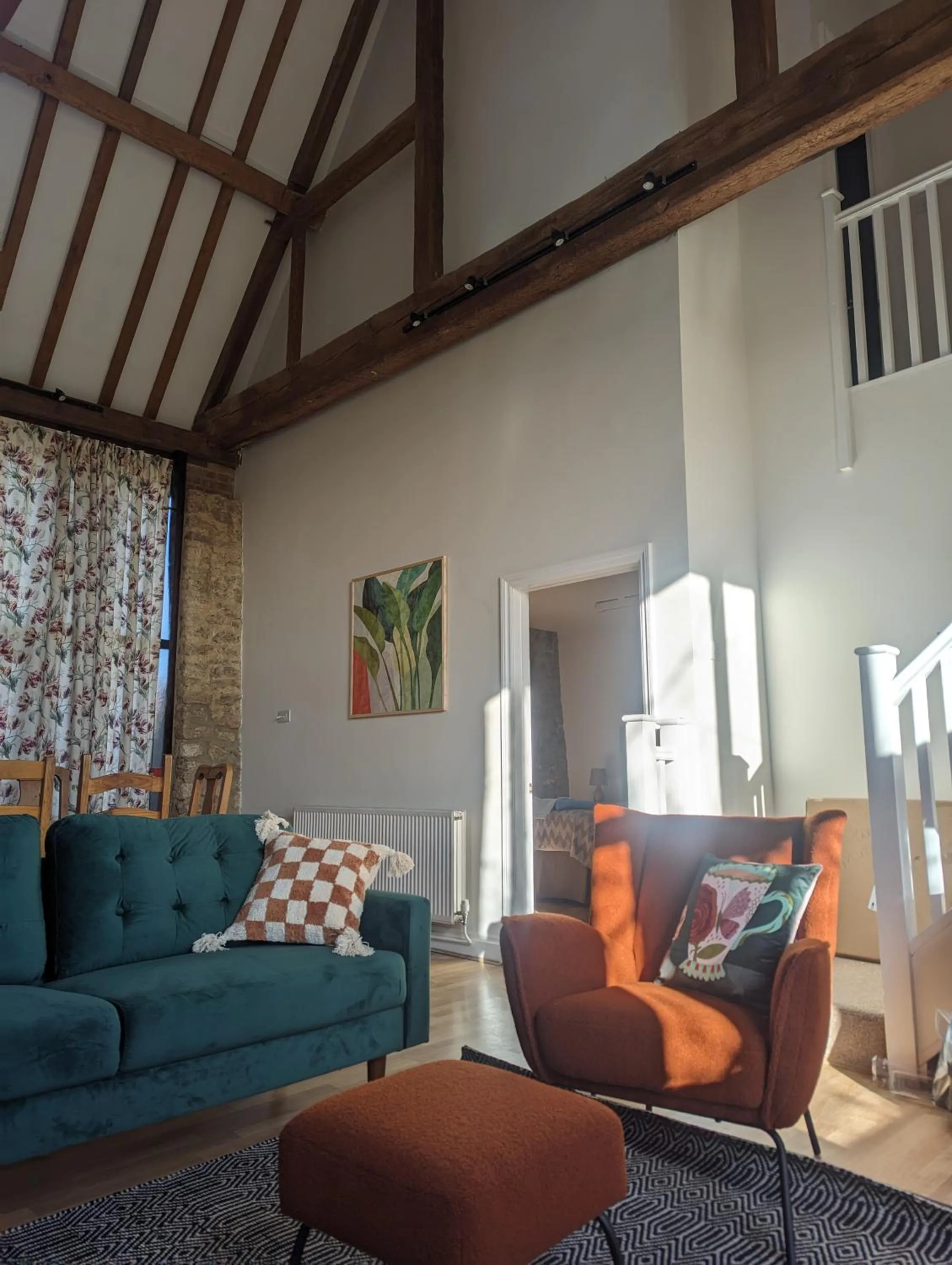 Living room in Kingfisher Barn