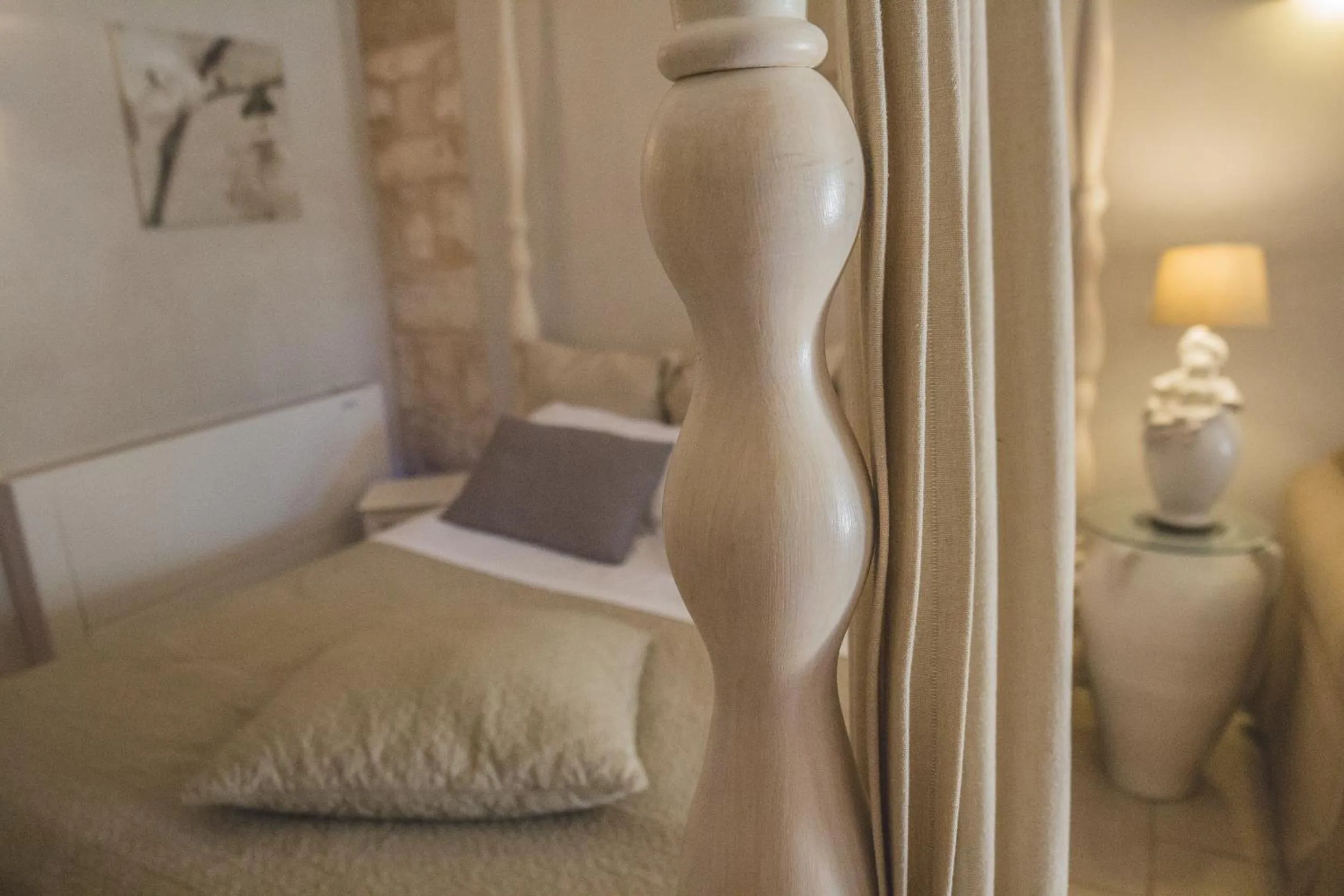 Bed in Masseria Rosa Trulli Relais