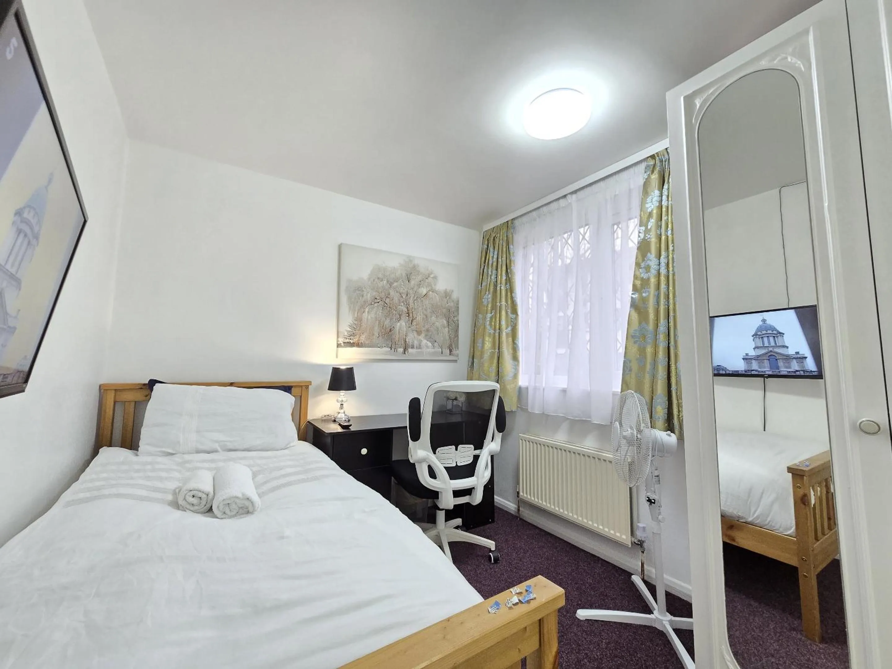 Bathroom, Bed in London Marylebone Grendon rooms