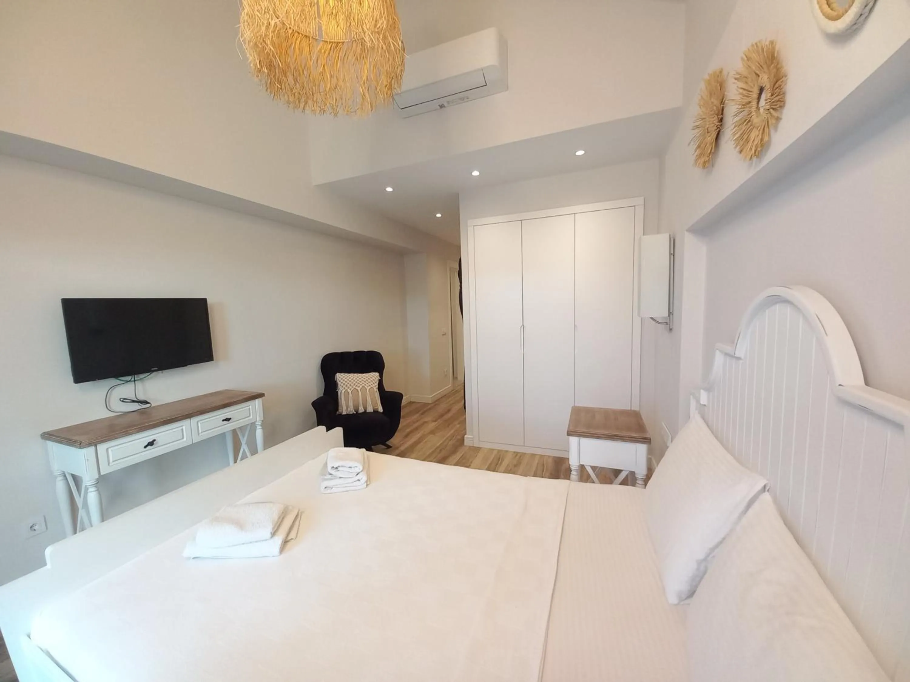 Bed in Chloe hotel Alacati