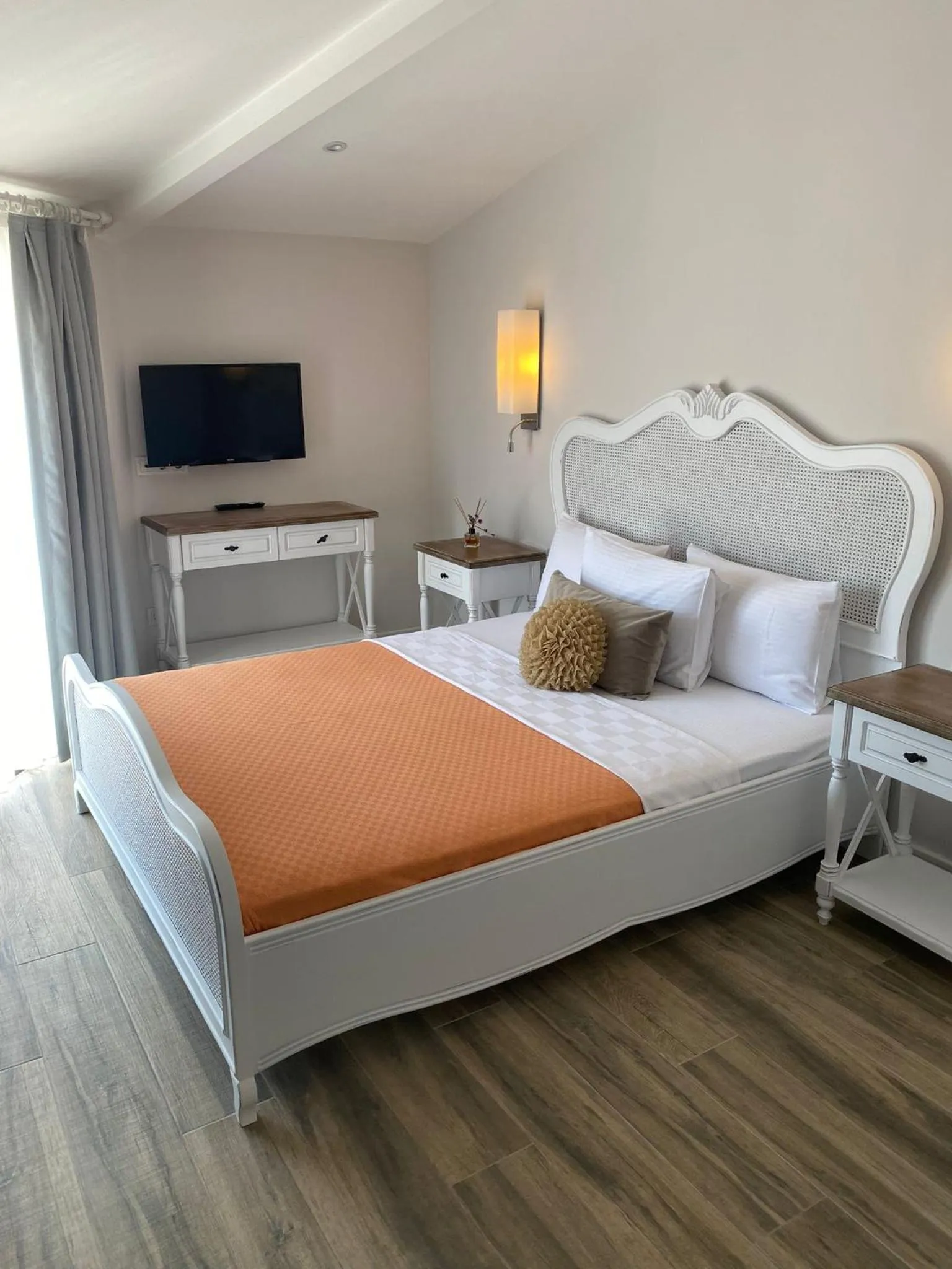 Bed in Chloe hotel Alacati