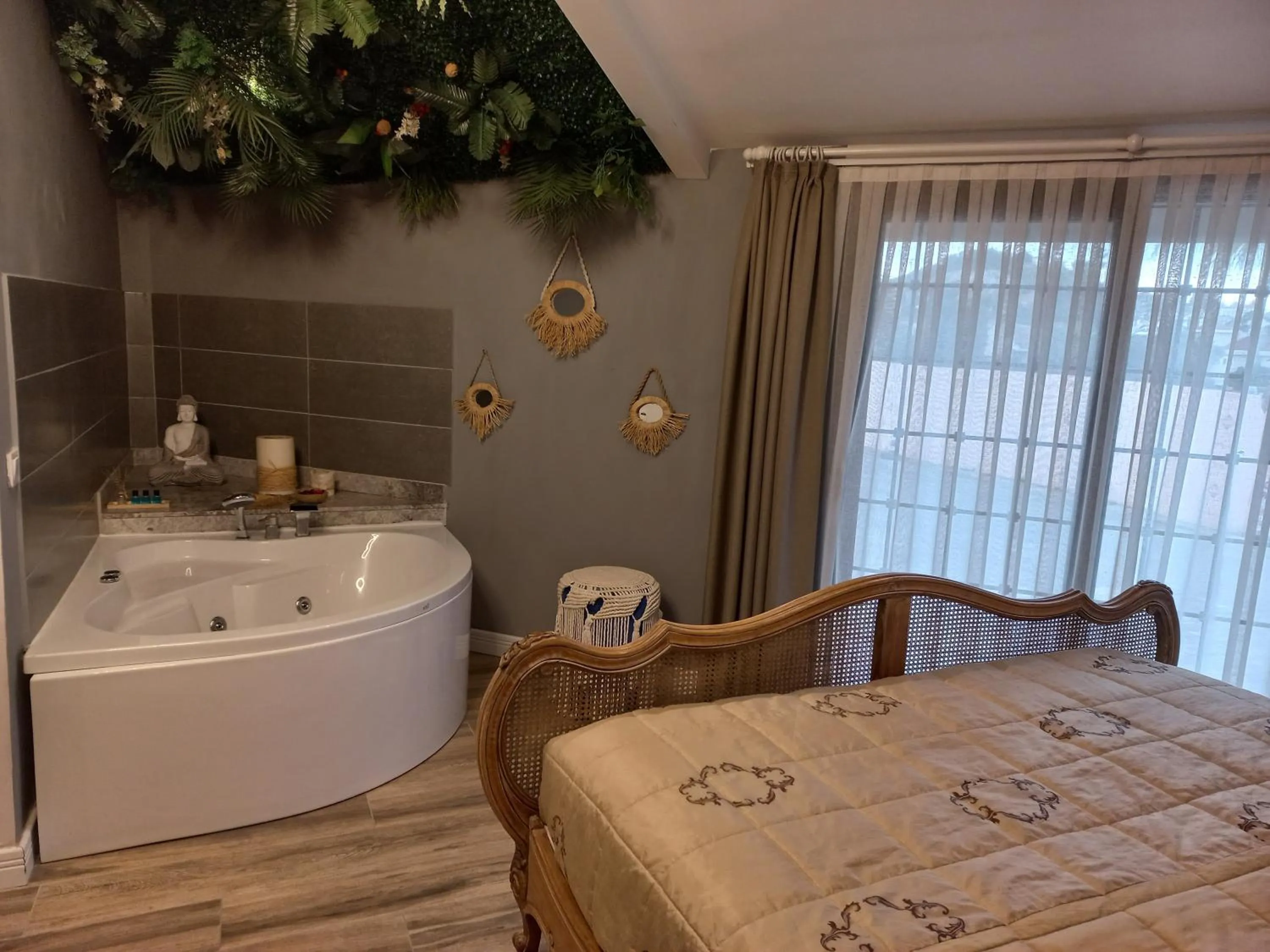 Bed in Chloe hotel Alacati