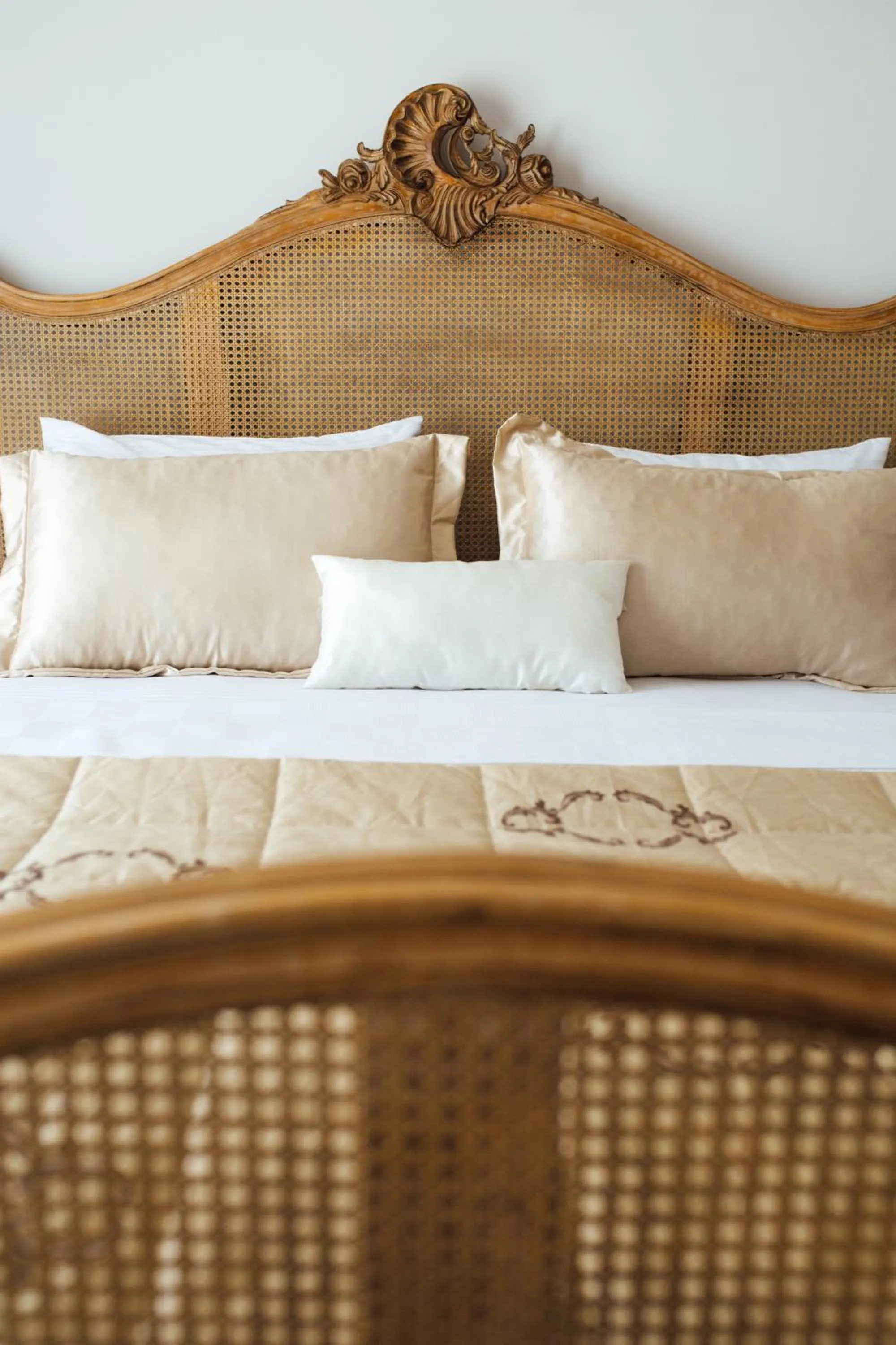 Bed in Chloe hotel Alacati