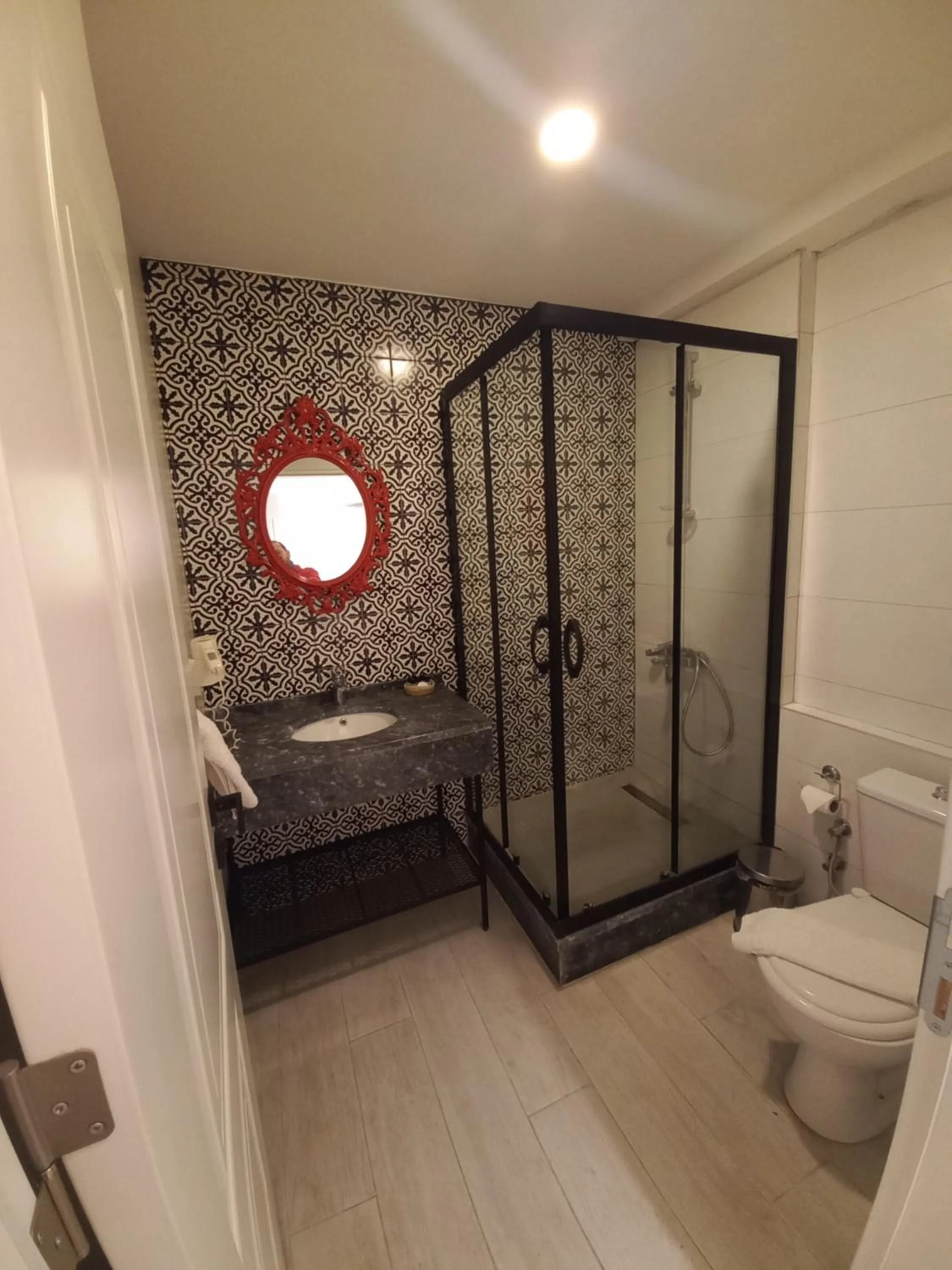 Shower in Chloe hotel Alacati