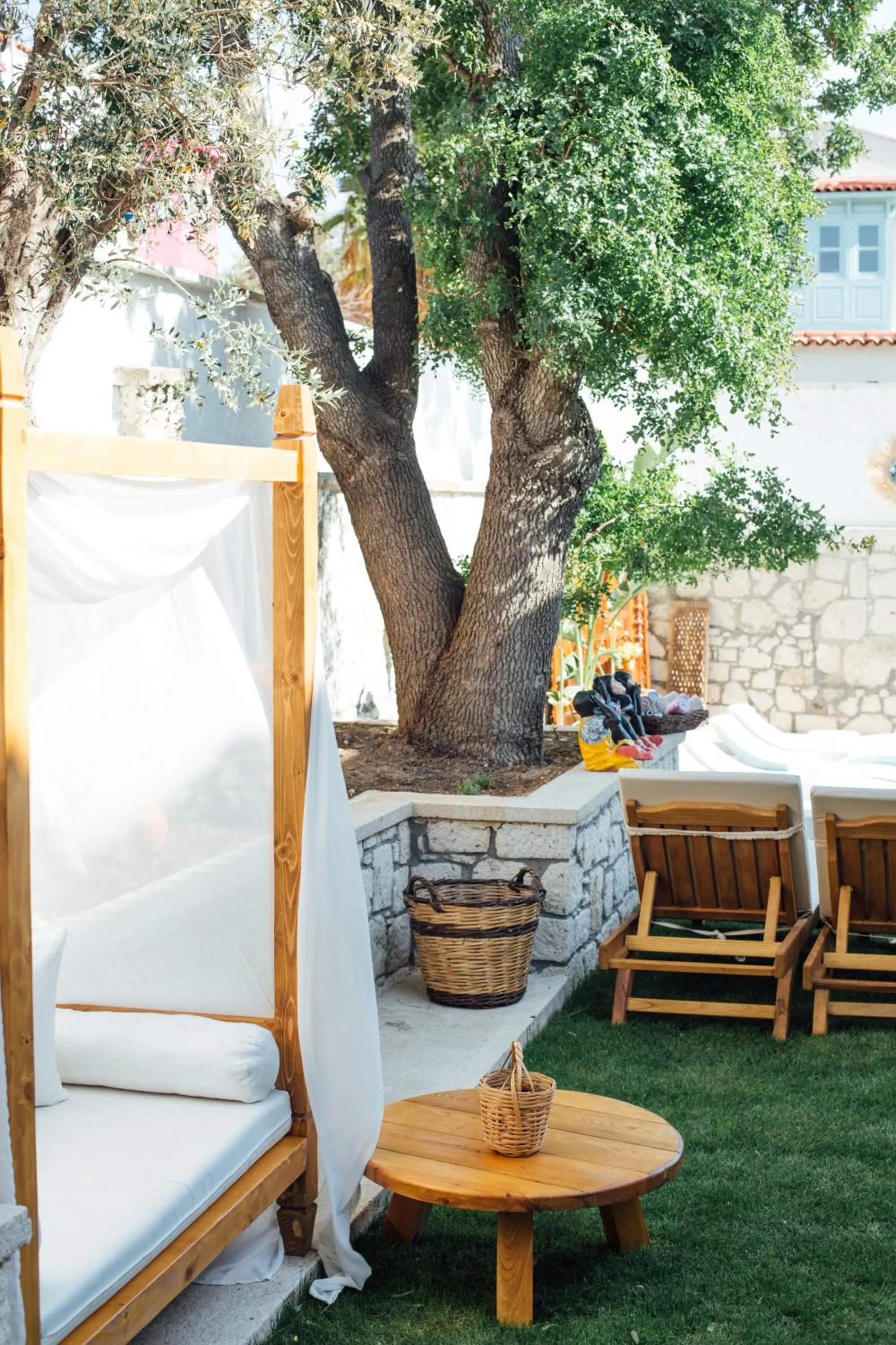 Patio in Chloe hotel Alacati