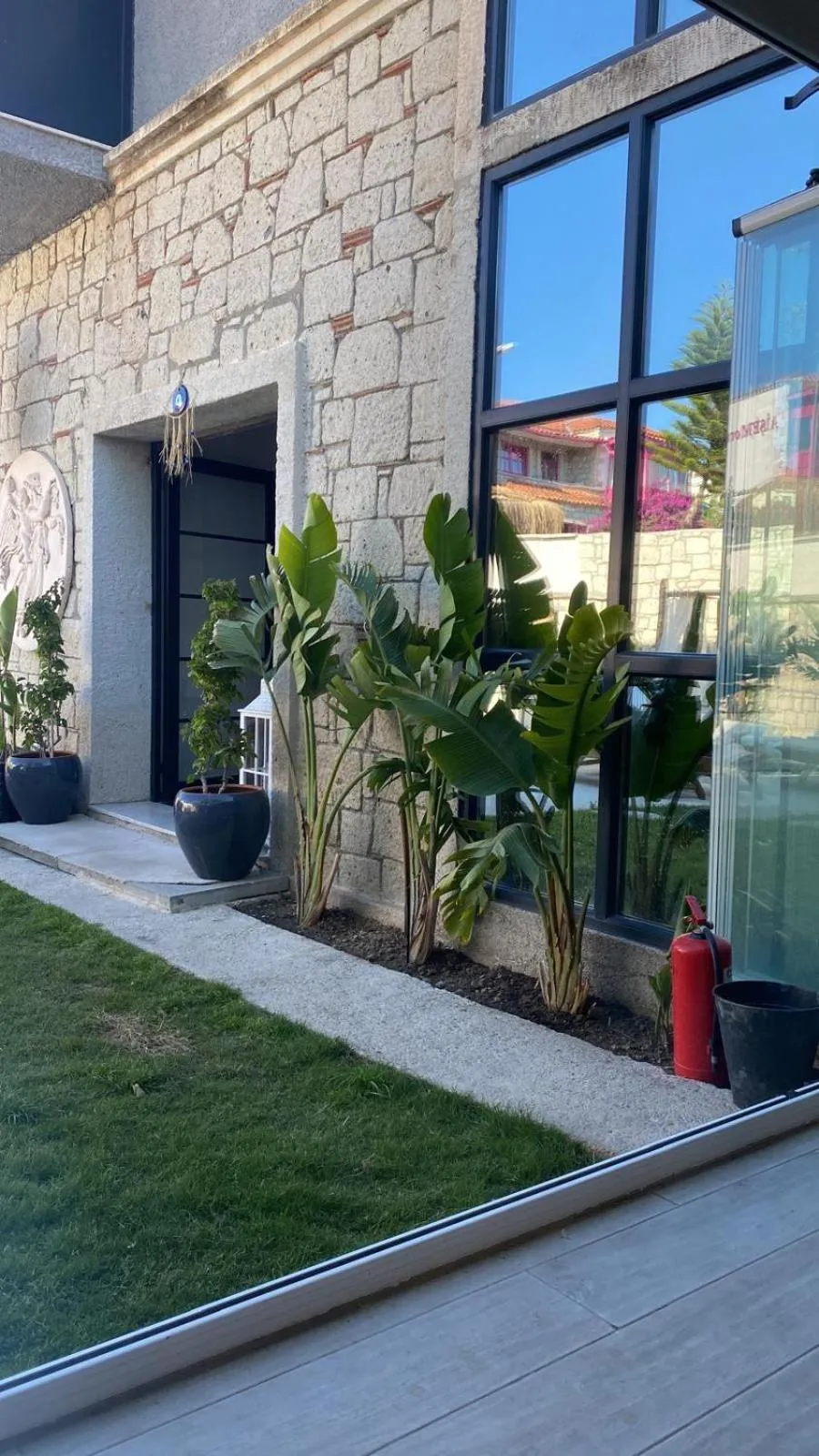 Garden view in Chloe hotel Alacati