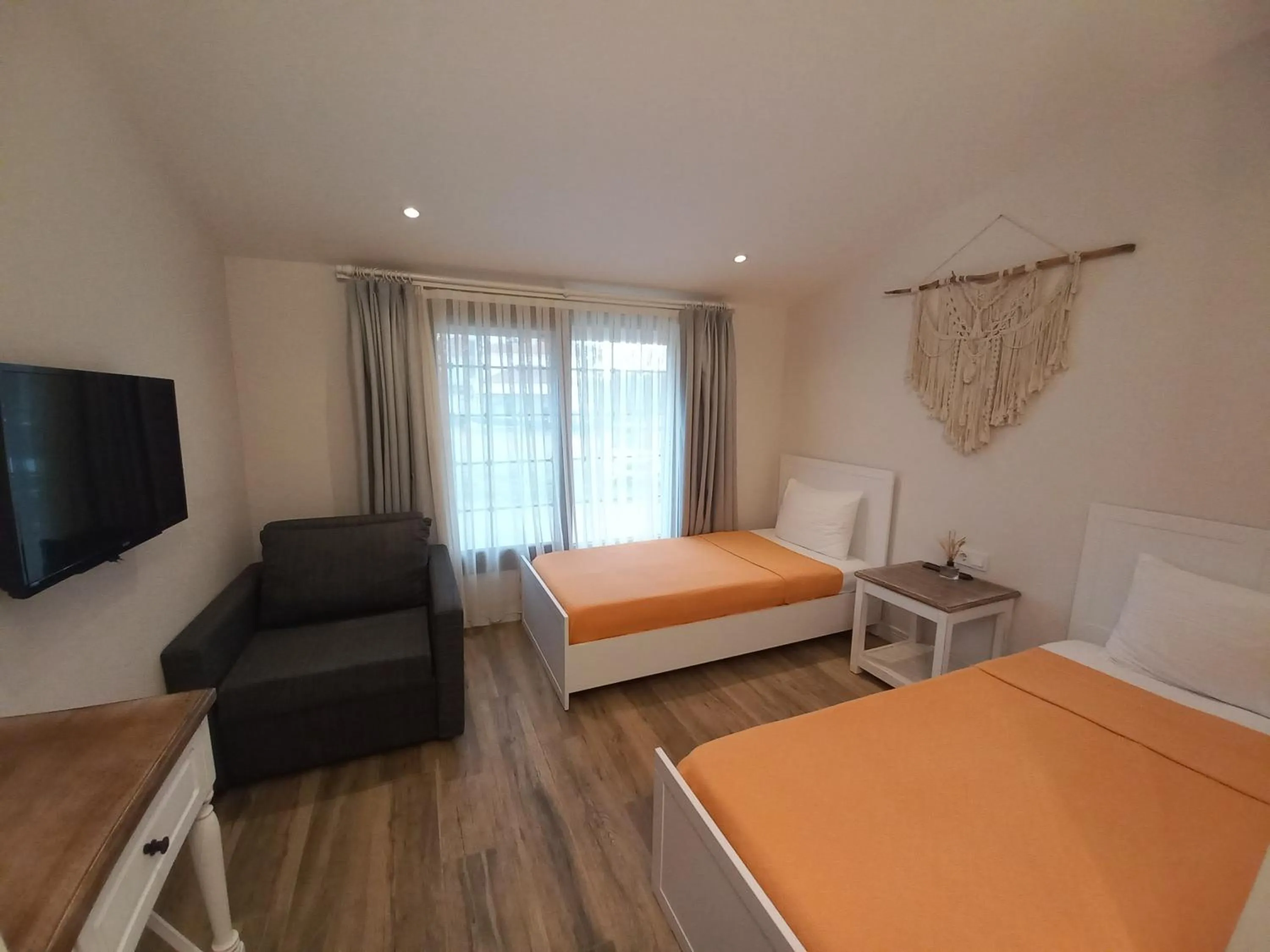 Bed in Chloe hotel Alacati