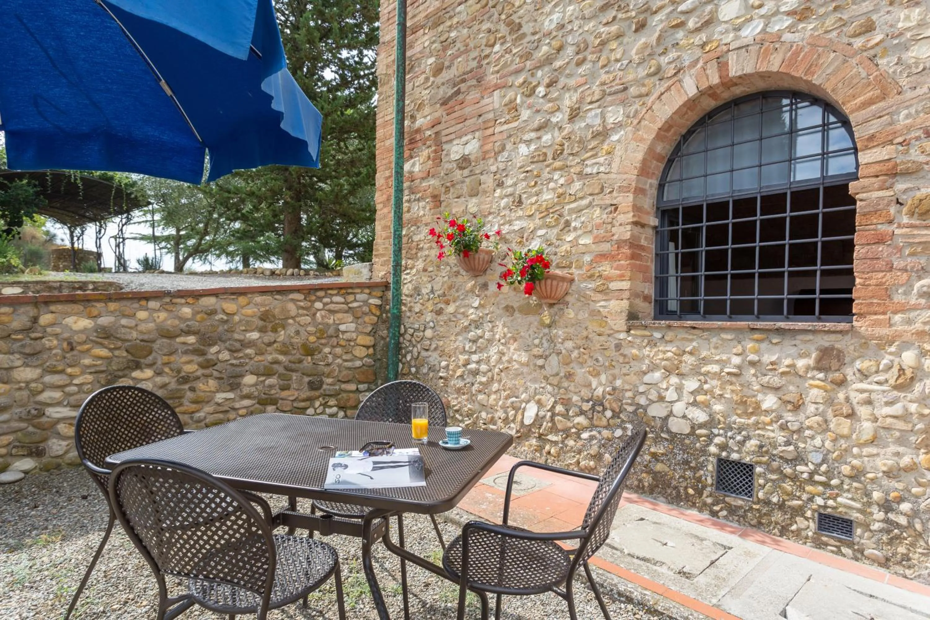 Patio in Fattoria Querceto