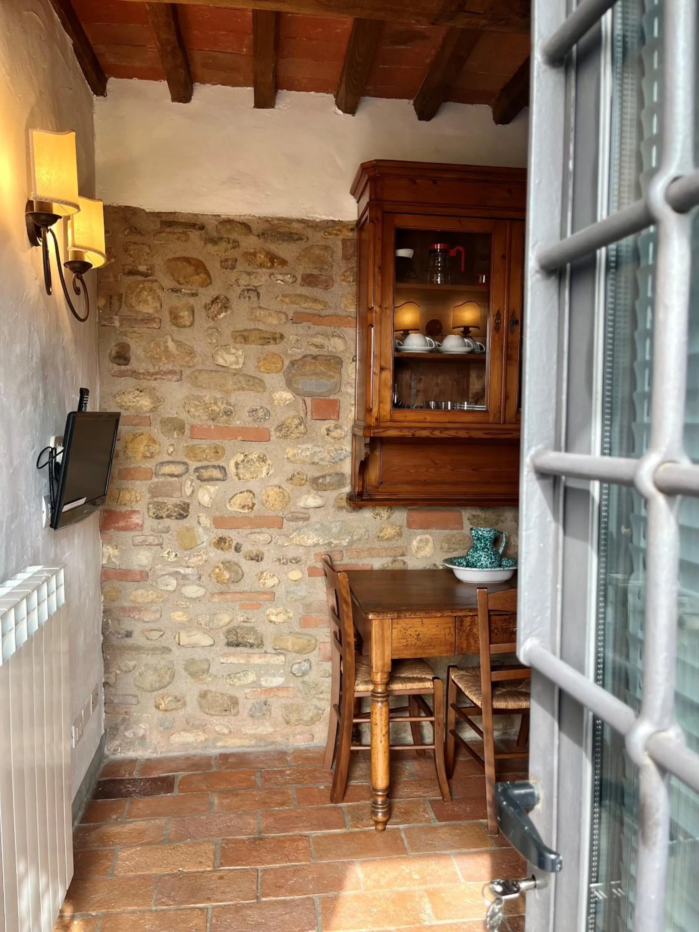 Dining area in Fattoria Querceto