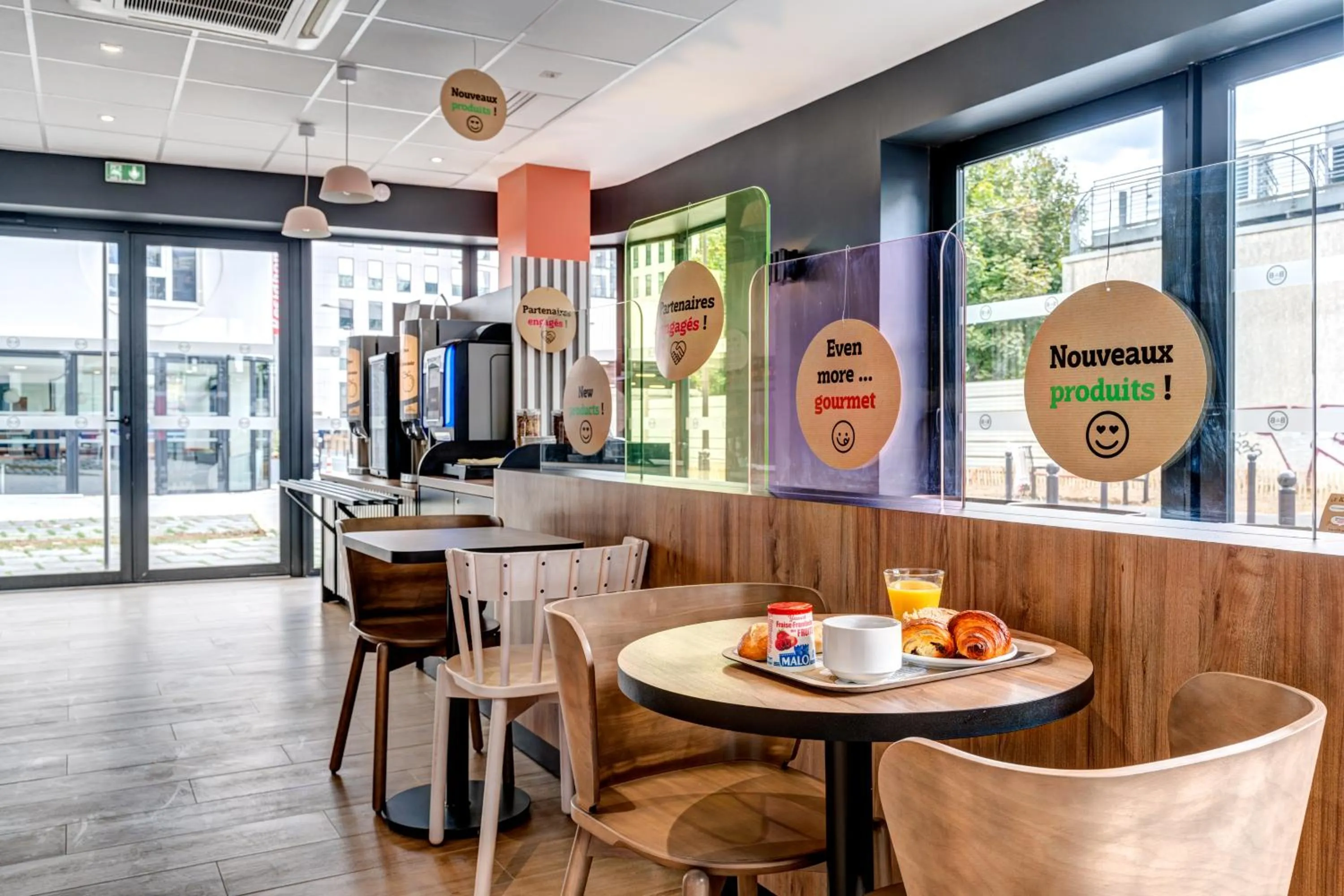 Buffet breakfast in B&B HOTEL Paris Ivry Quai de Seine