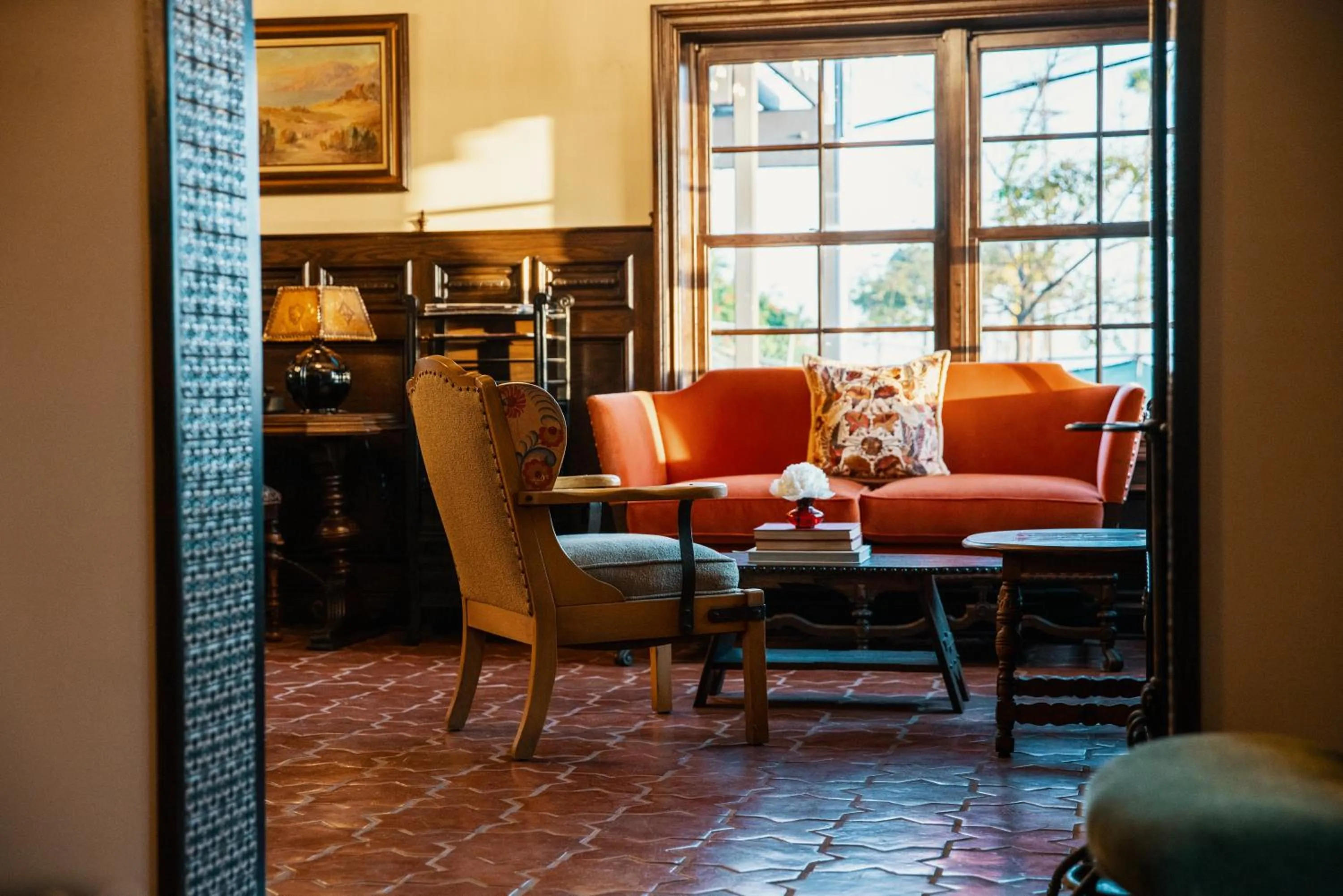 Lobby or reception in El Caminante Bar & Bungalows