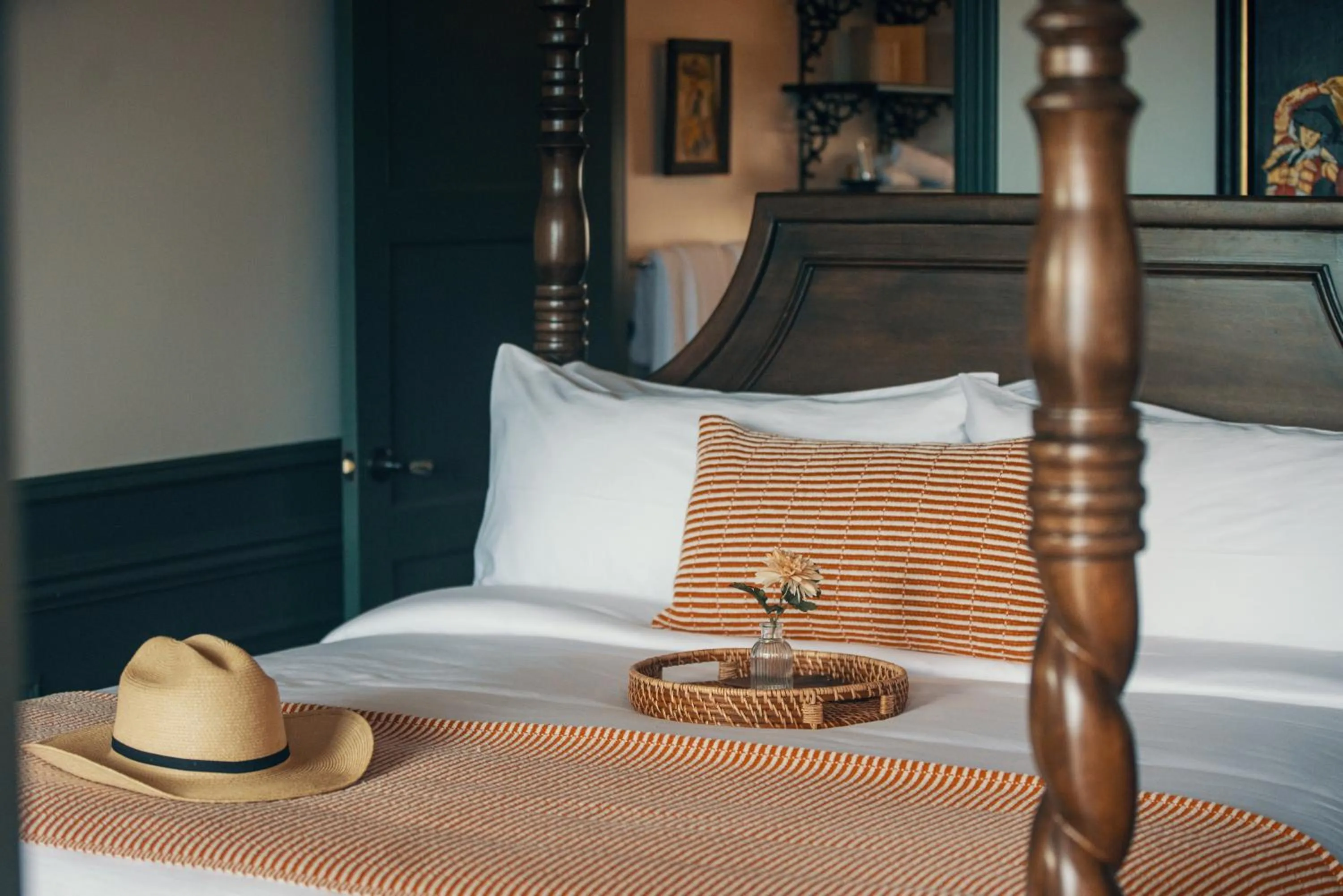 Bed in El Caminante Bar & Bungalows