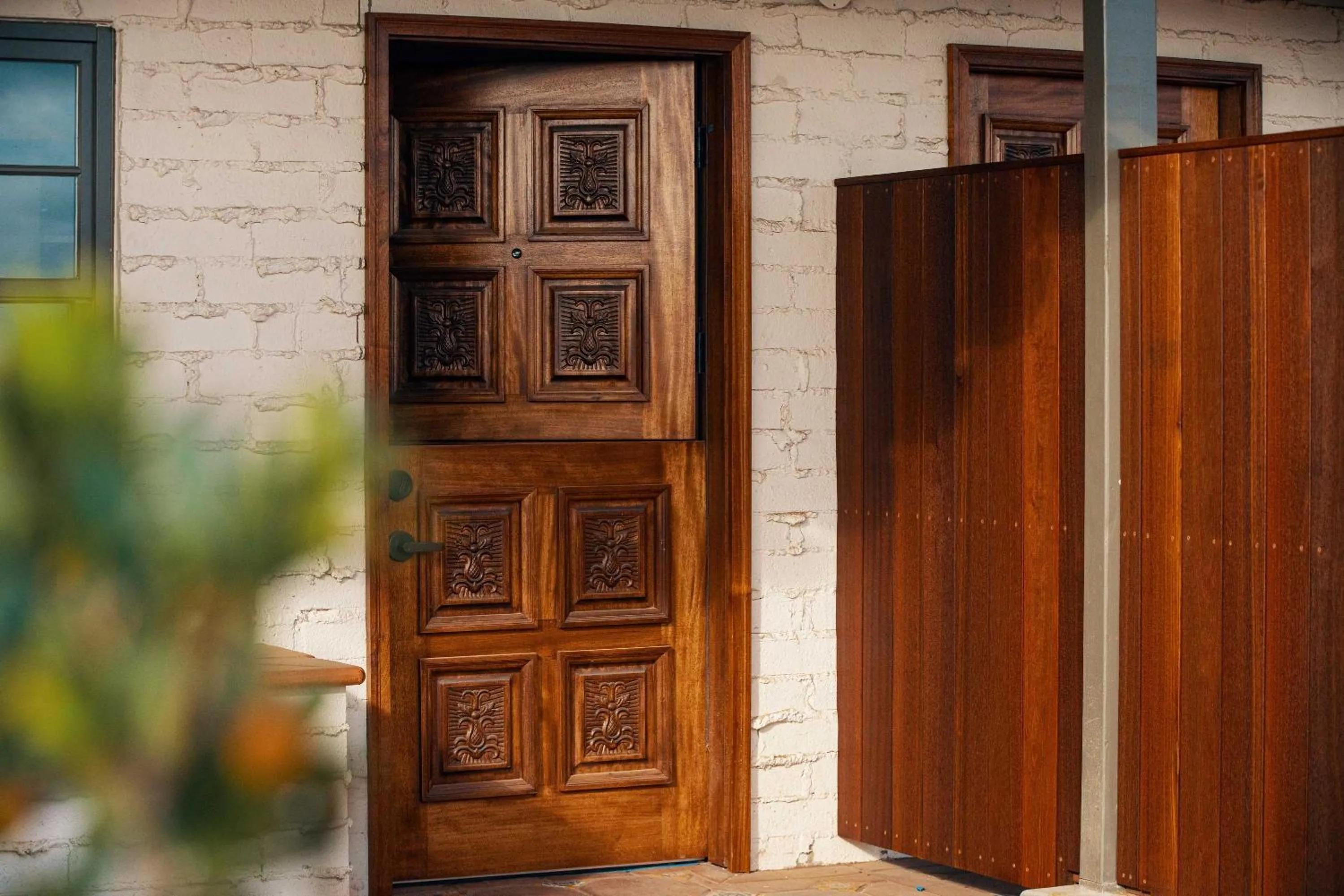 Garden view in El Caminante Bar & Bungalows