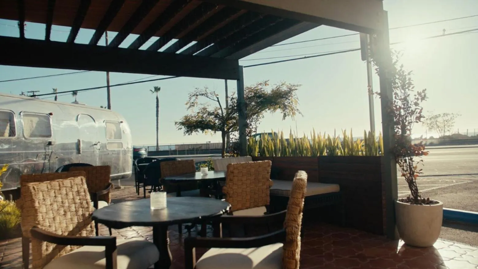 Balcony/Terrace in El Caminante Bar & Bungalows