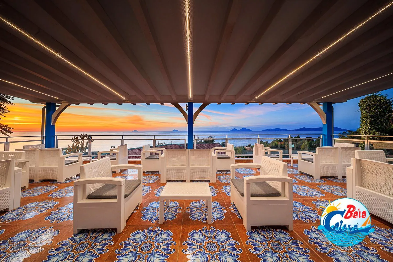 Lobby or reception in Baia Calavà Hotel e Residence