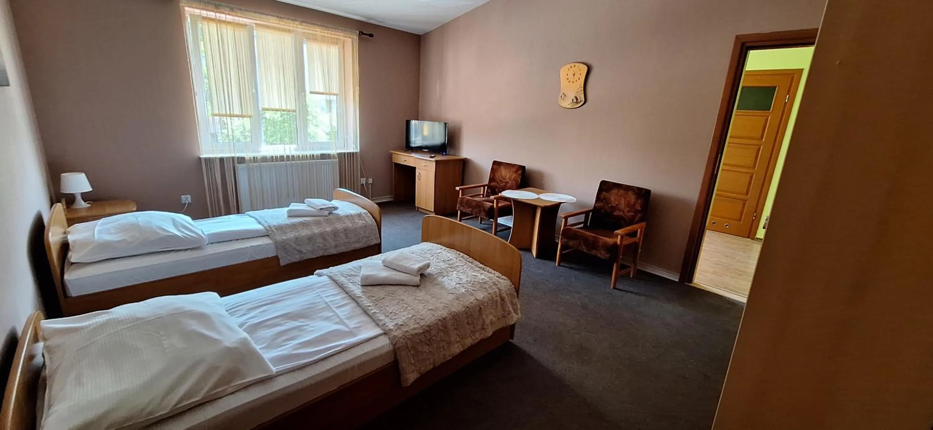Bed in Hotel Grodzki