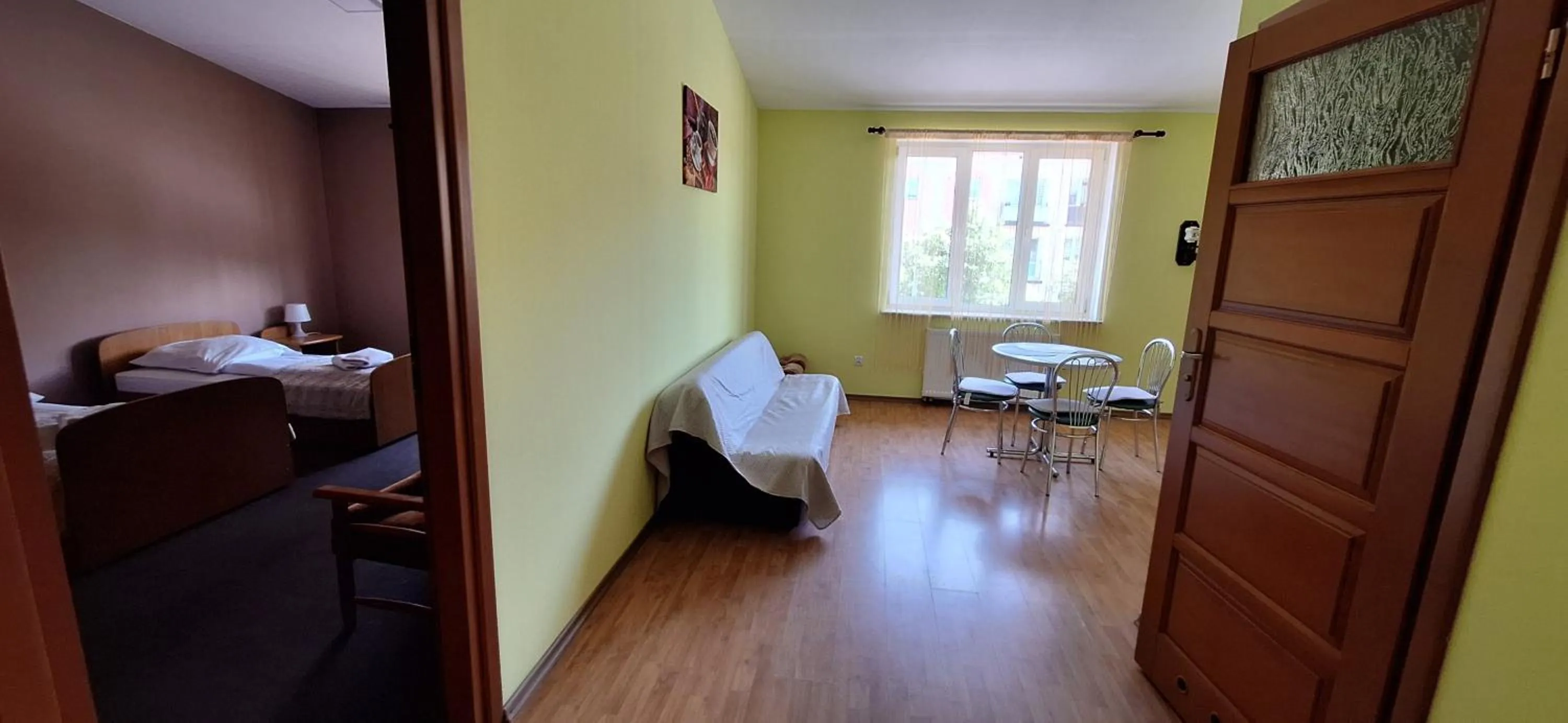 Bed in Hotel Grodzki