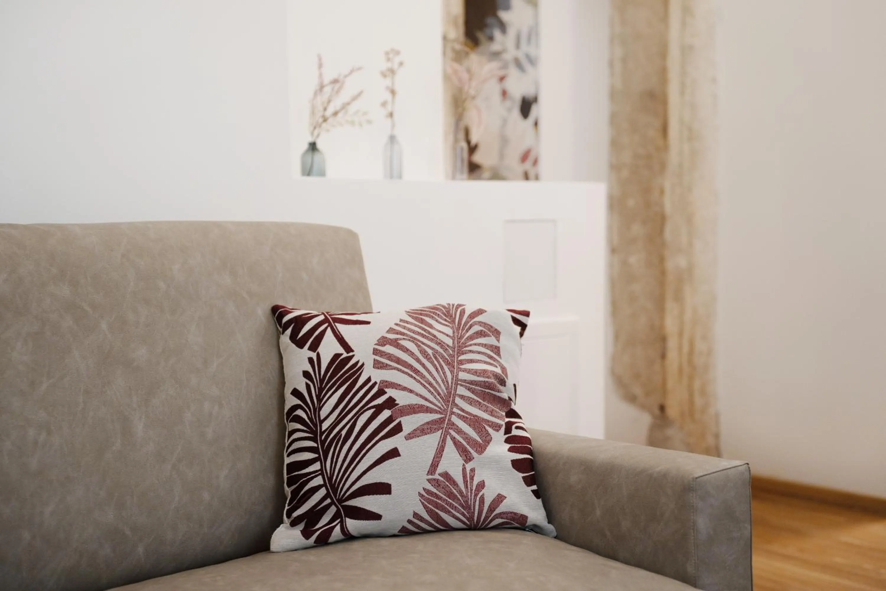 Living room in easy-flat Hauptplatz - City Center Apartments with a Kitchen